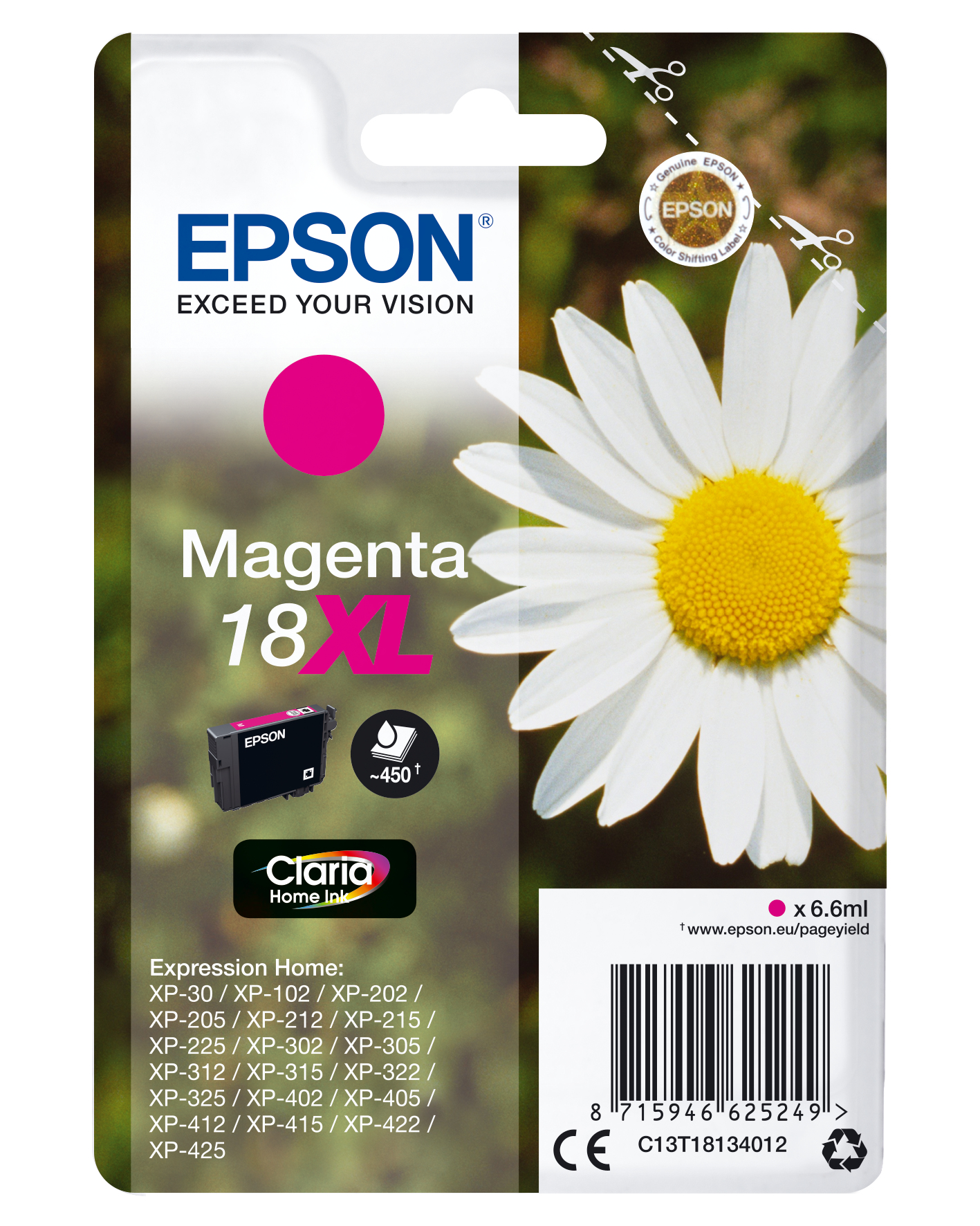 EPSON 18XL / T1813XL (Gänseblümchen) magenta Druckerpatrone