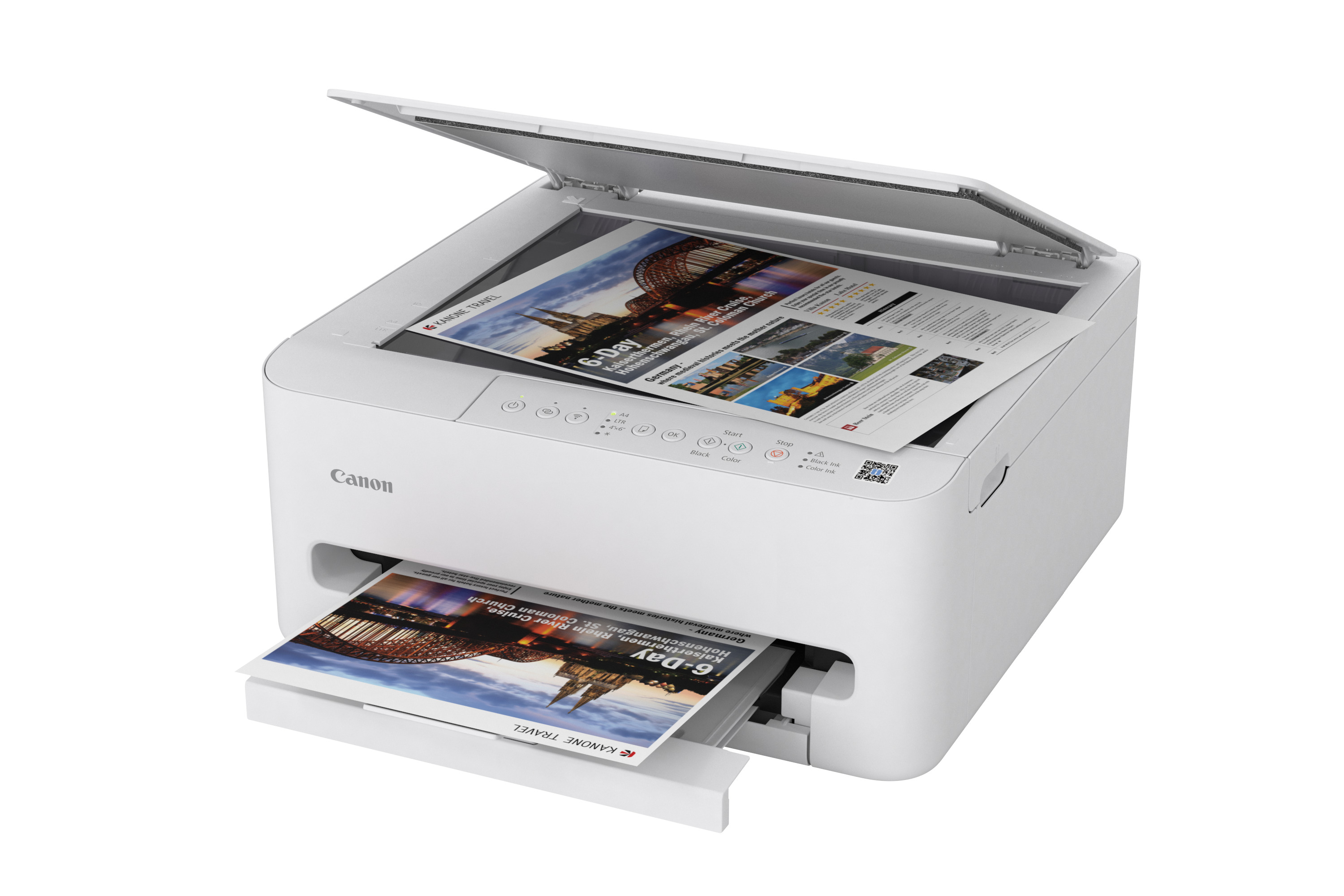 Canon PIXMA TS4150i 3 in 1 Tintenstrahl-Multifunktionsdrucker weiß