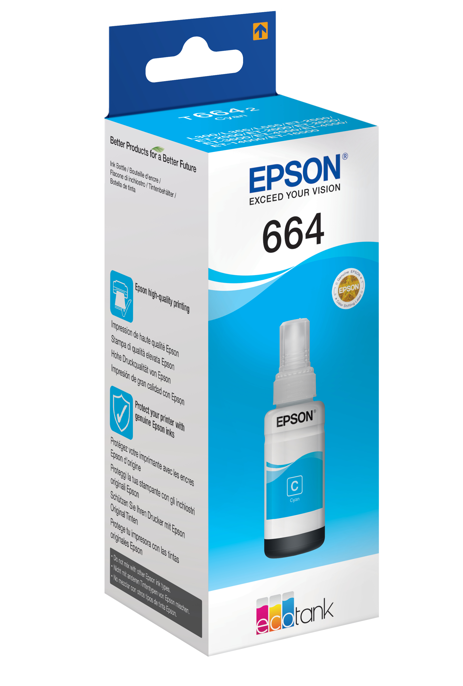 EPSON T6642 cyan Tintenflasche