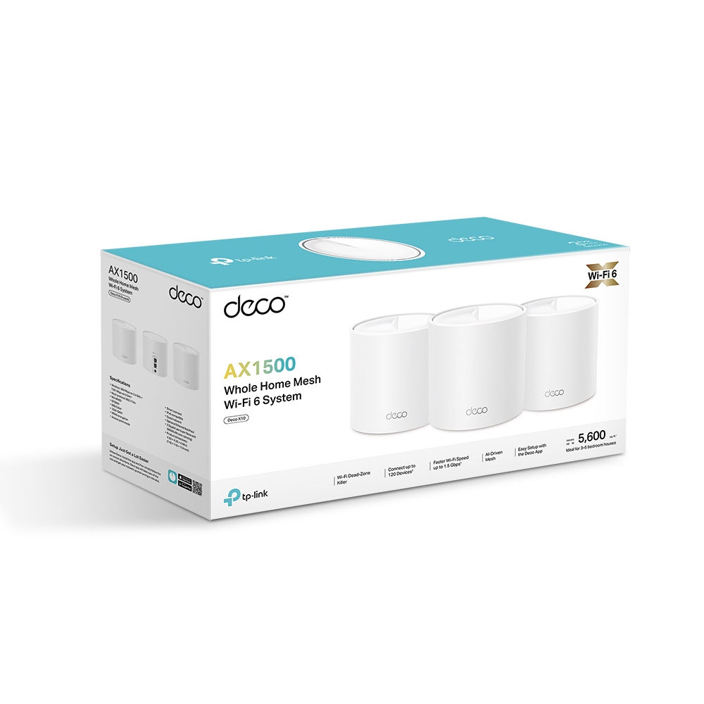 TP-Link WL-AP Access Point Deco X1500 Mesh-System 3-Pack