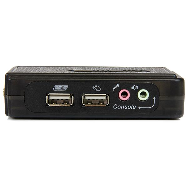2 PORT USB KVM SWITCH W/ AUDIO IN