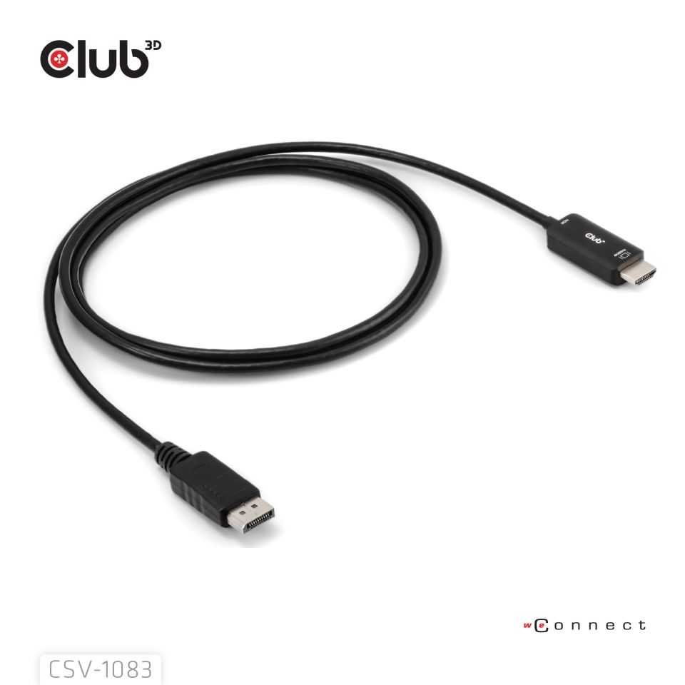 Club3D Kabel DisplayPort 1.4 > HDMI HDR 4K60Hz aktiv 2m retail
