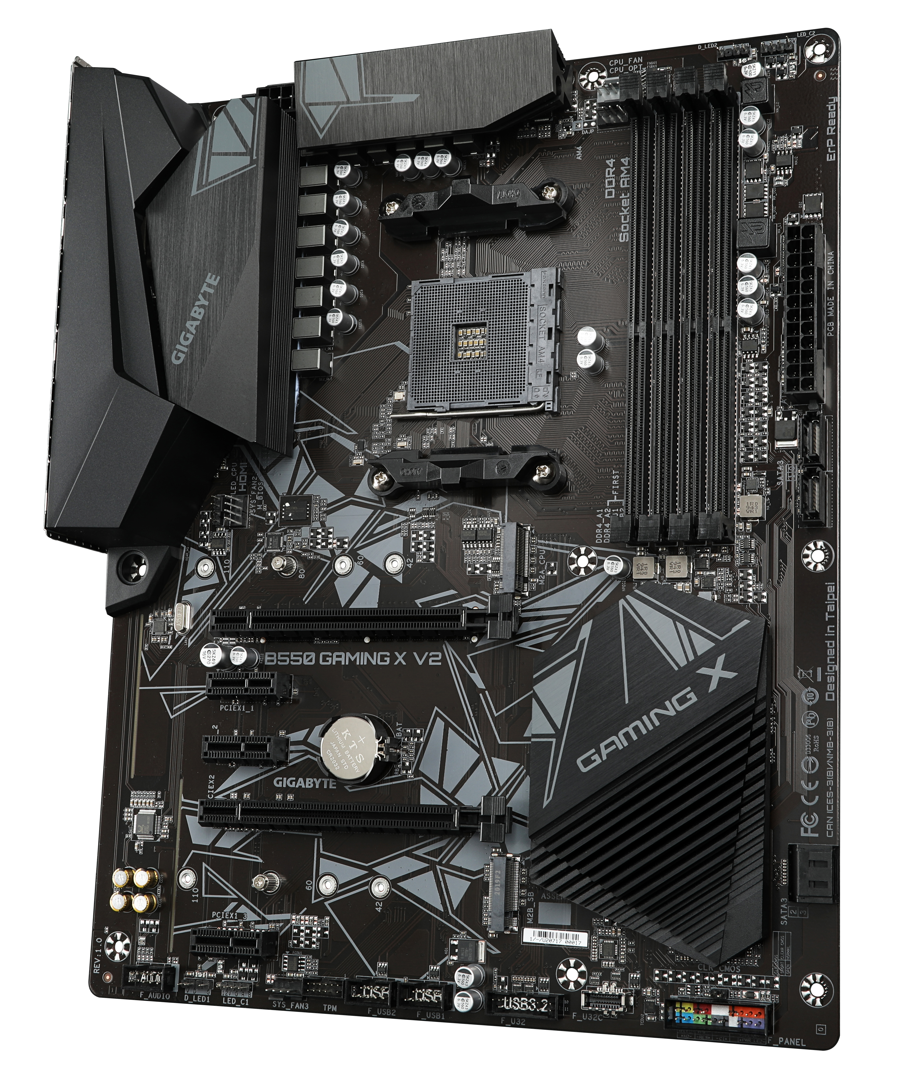 GIGABYTE B550 GAMING X V2 AM4 DDR4 2xM.2 4xSATA HDMI ATX MB