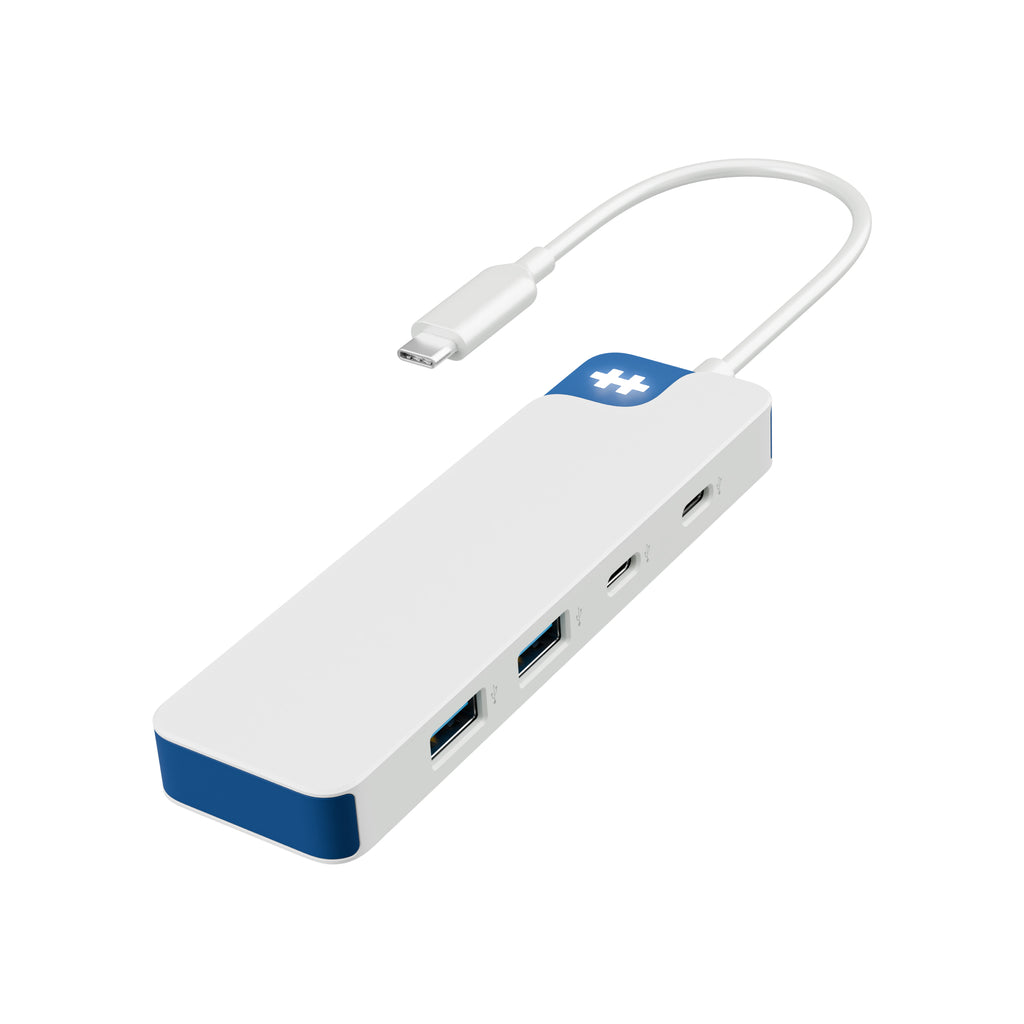 HYPERDRIVE FLEX 4 PORT USB-C COMBO HUB (BLUE)