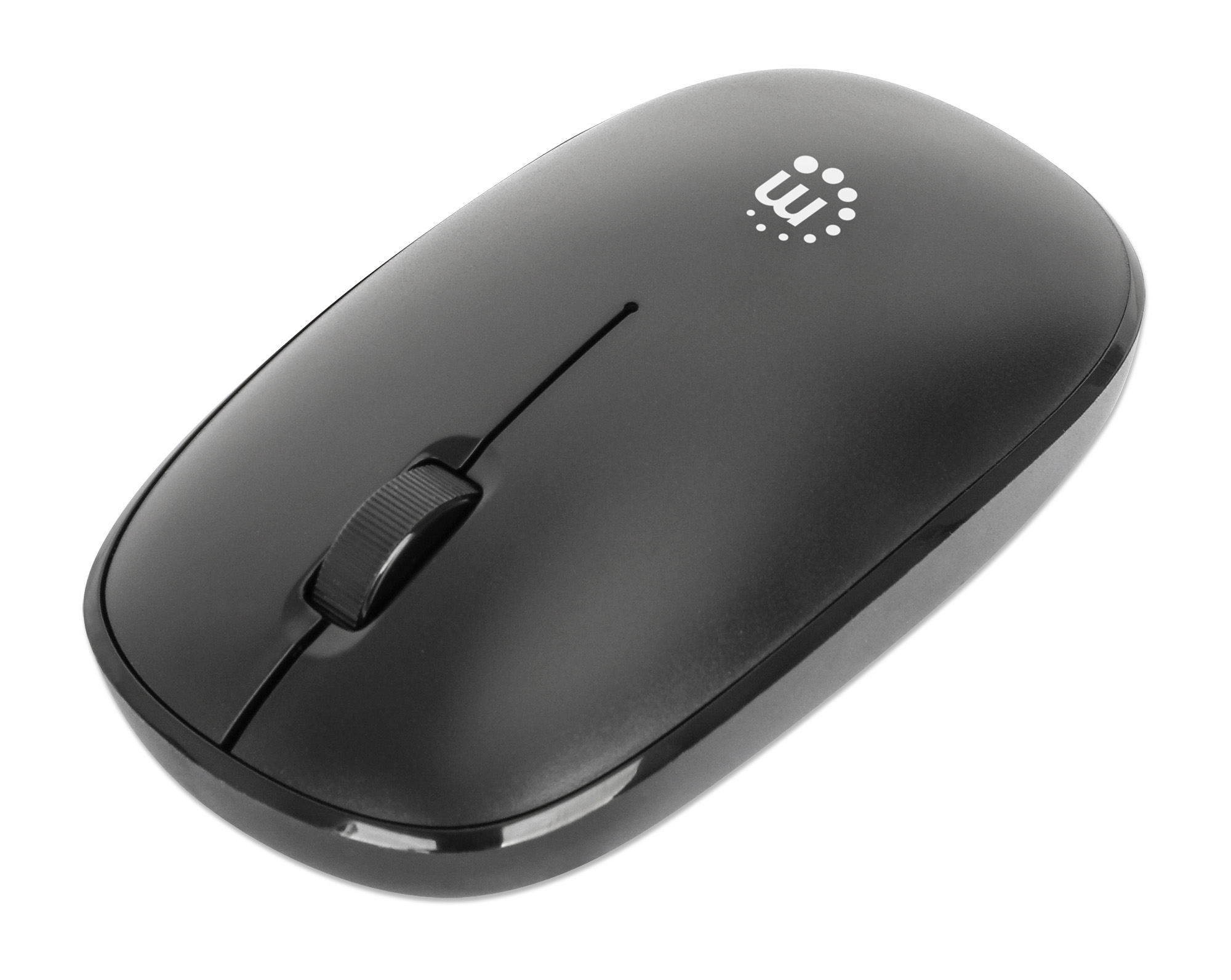 MANHATTAN MW3050 Kabellose USB-Maus 3 Tasten Mausrad schwarz