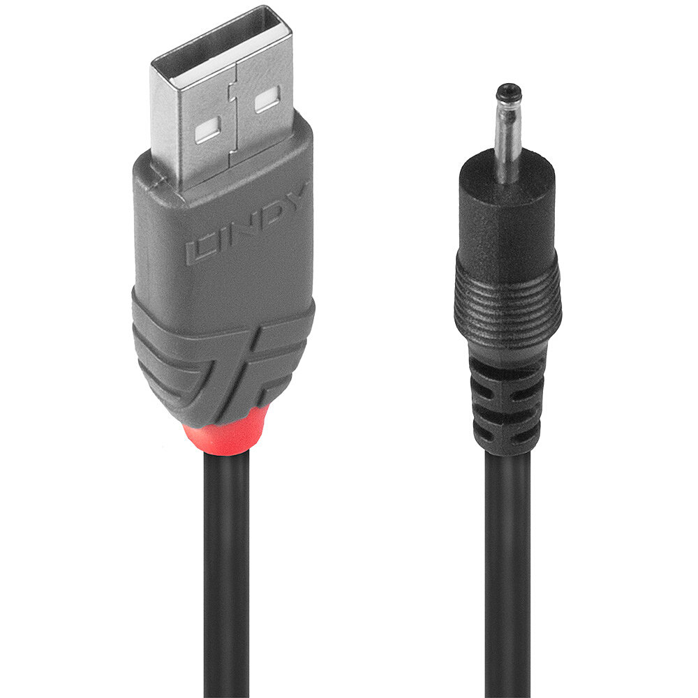 LINDY USB 2.0 Typ A an DC 2.50/0.7mm St Adapterkabel 1.5m