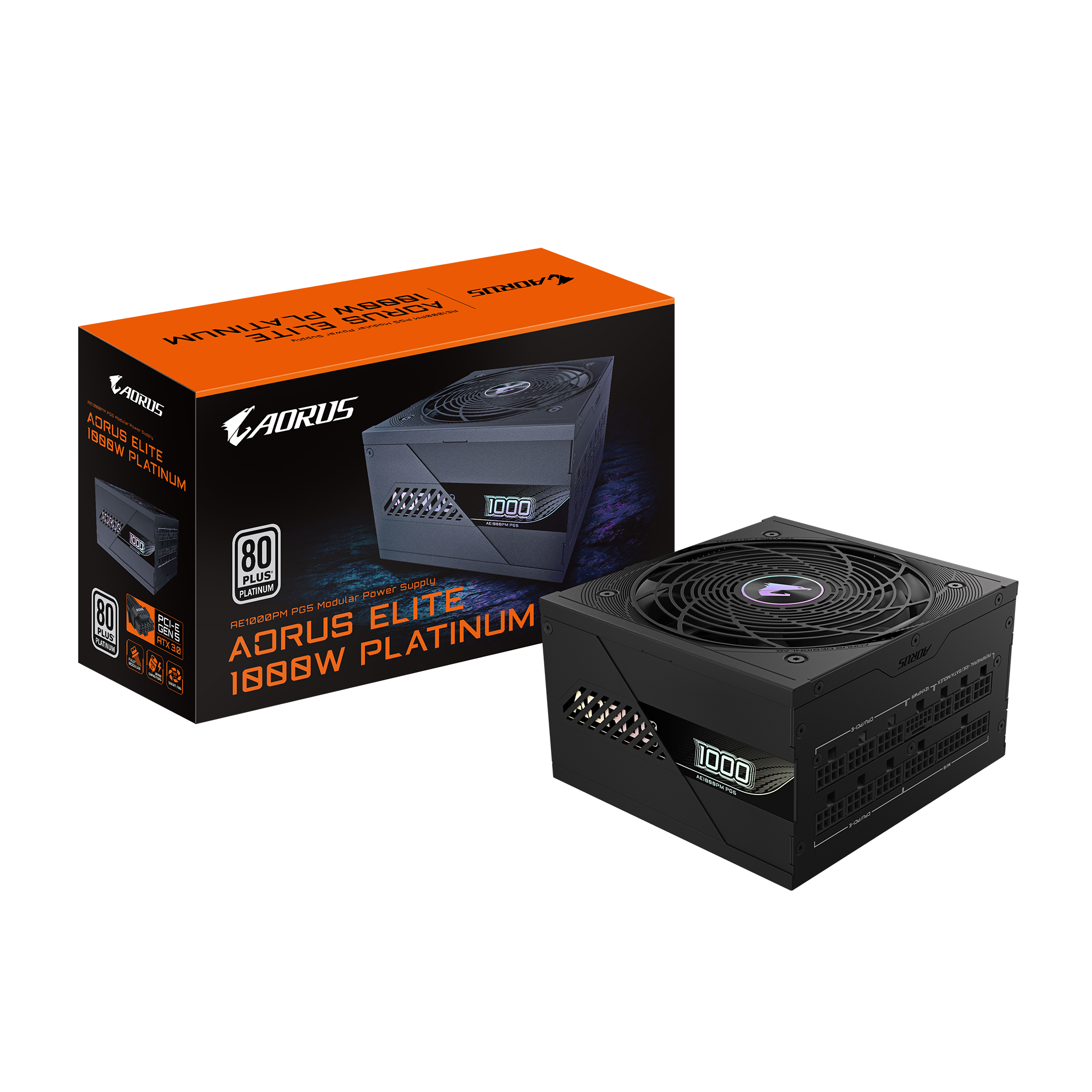 GIGABYTE AORUS ELITE P1000W 80+ Platinm Modular PSU