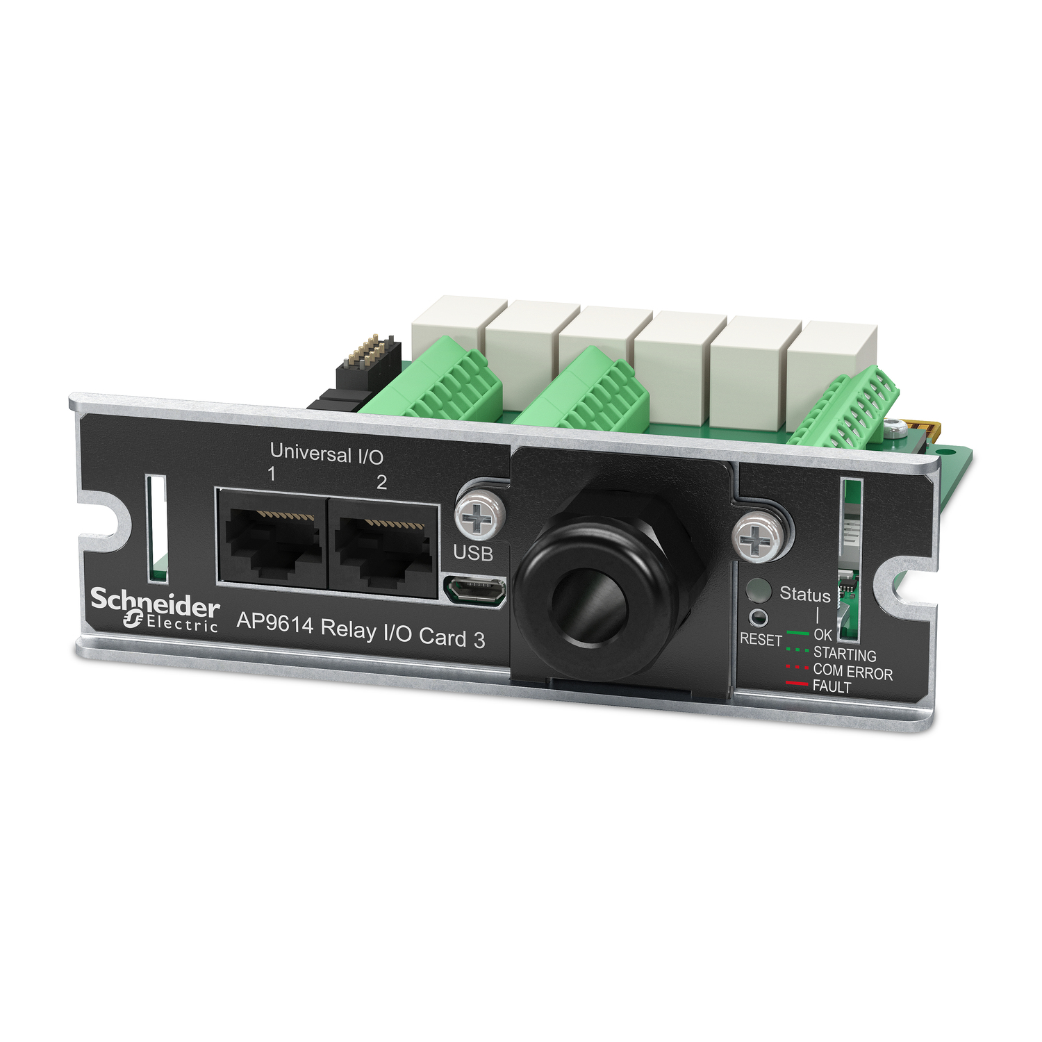 APC Network Management Card Remote management adapter SmartSlot 10/100 Ethernet x 2 + dry contact