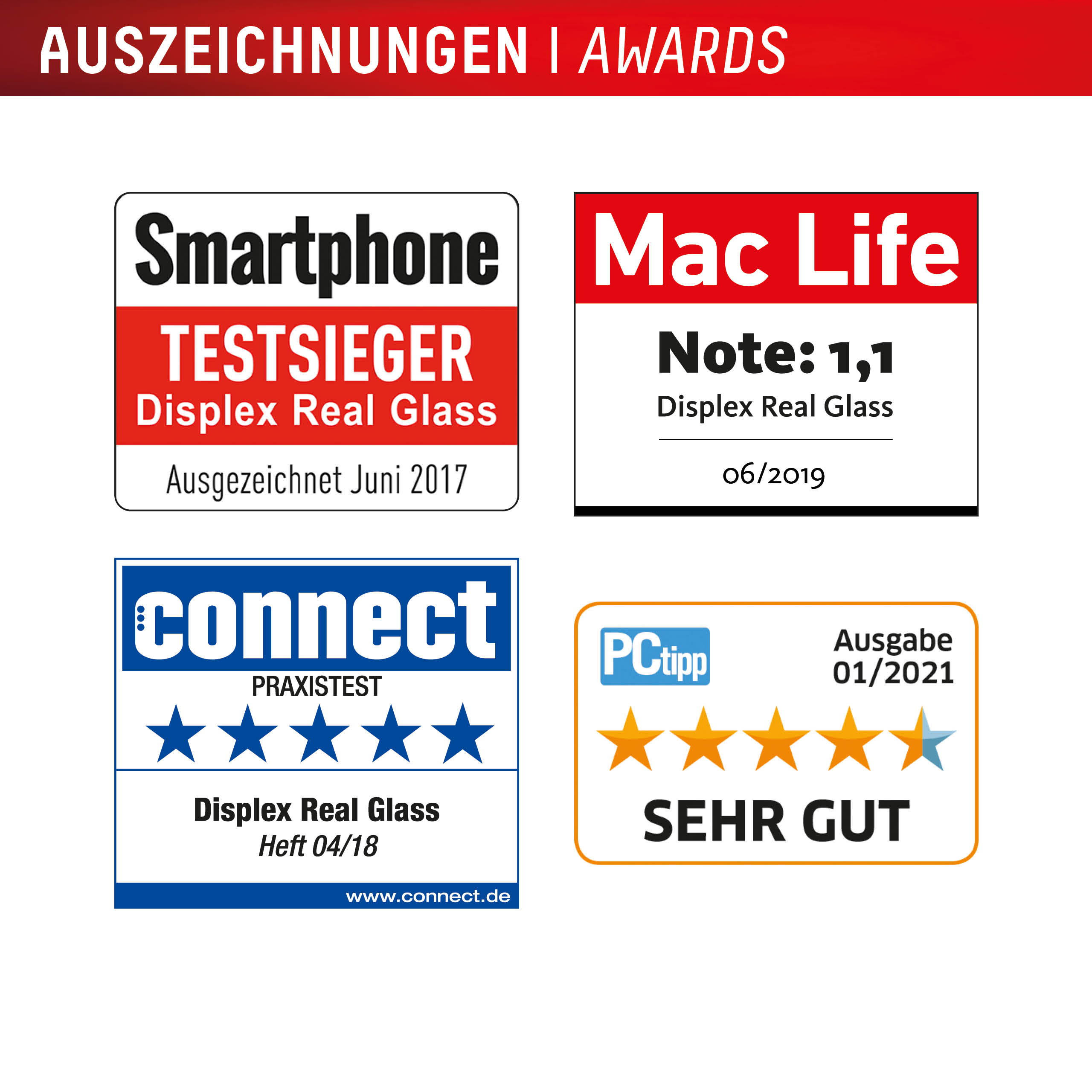 DISPLEX Real Glass iPhone 16/15/15 Pro