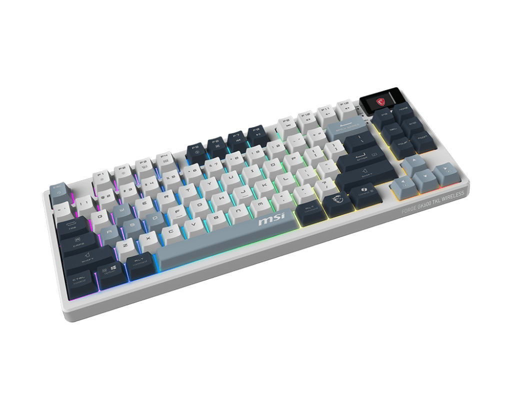 MSI FORGE GK600 TKL W SKY Gaming Keyboard Wireless