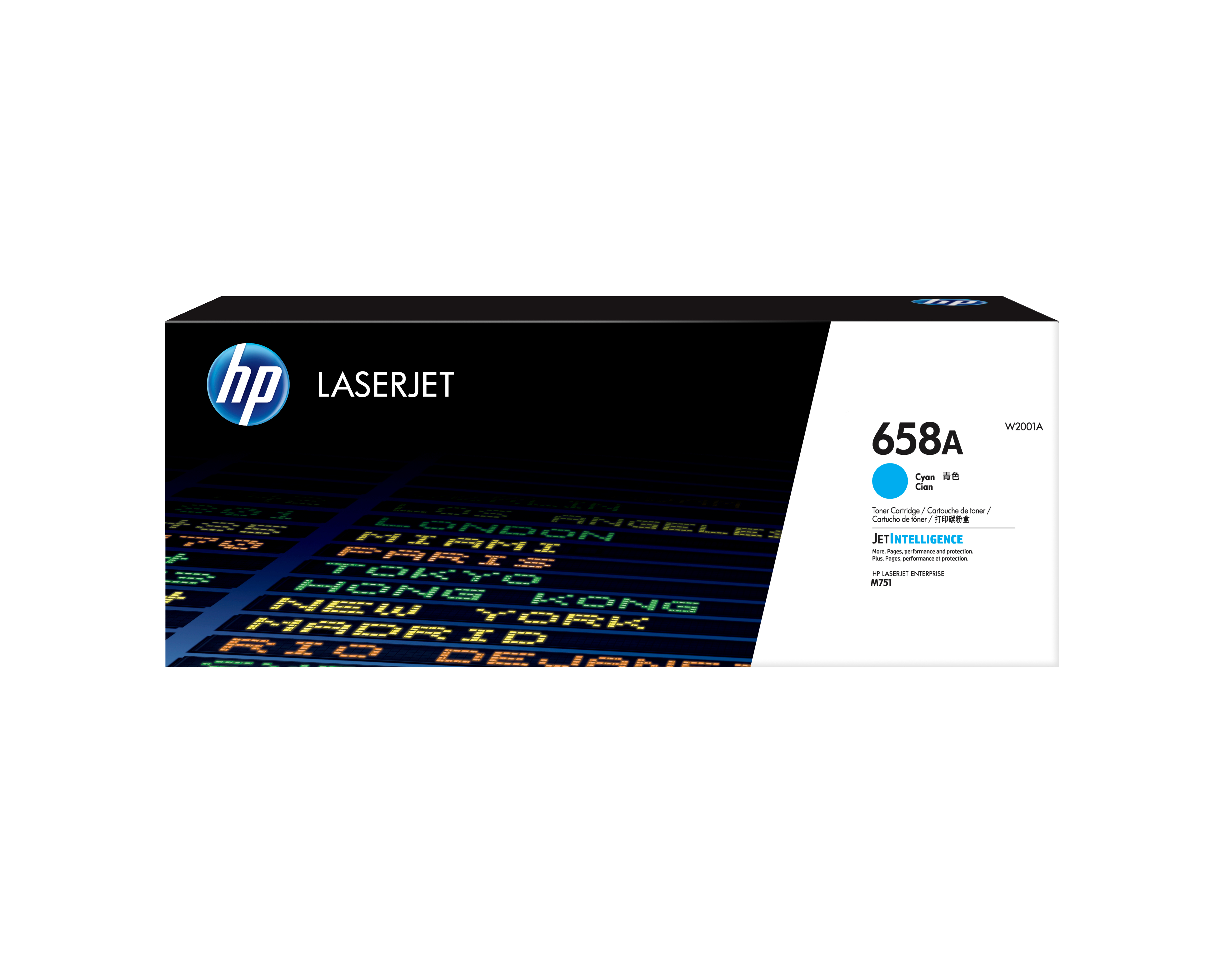 HP 658A Cyan LaserJet Tonerpatrone