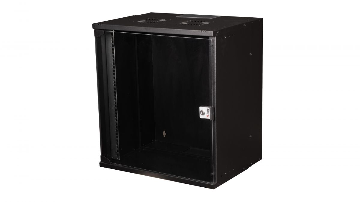 Equip 19 Wandgehäuse Glastür ECO 540x400mm 12U schwarz