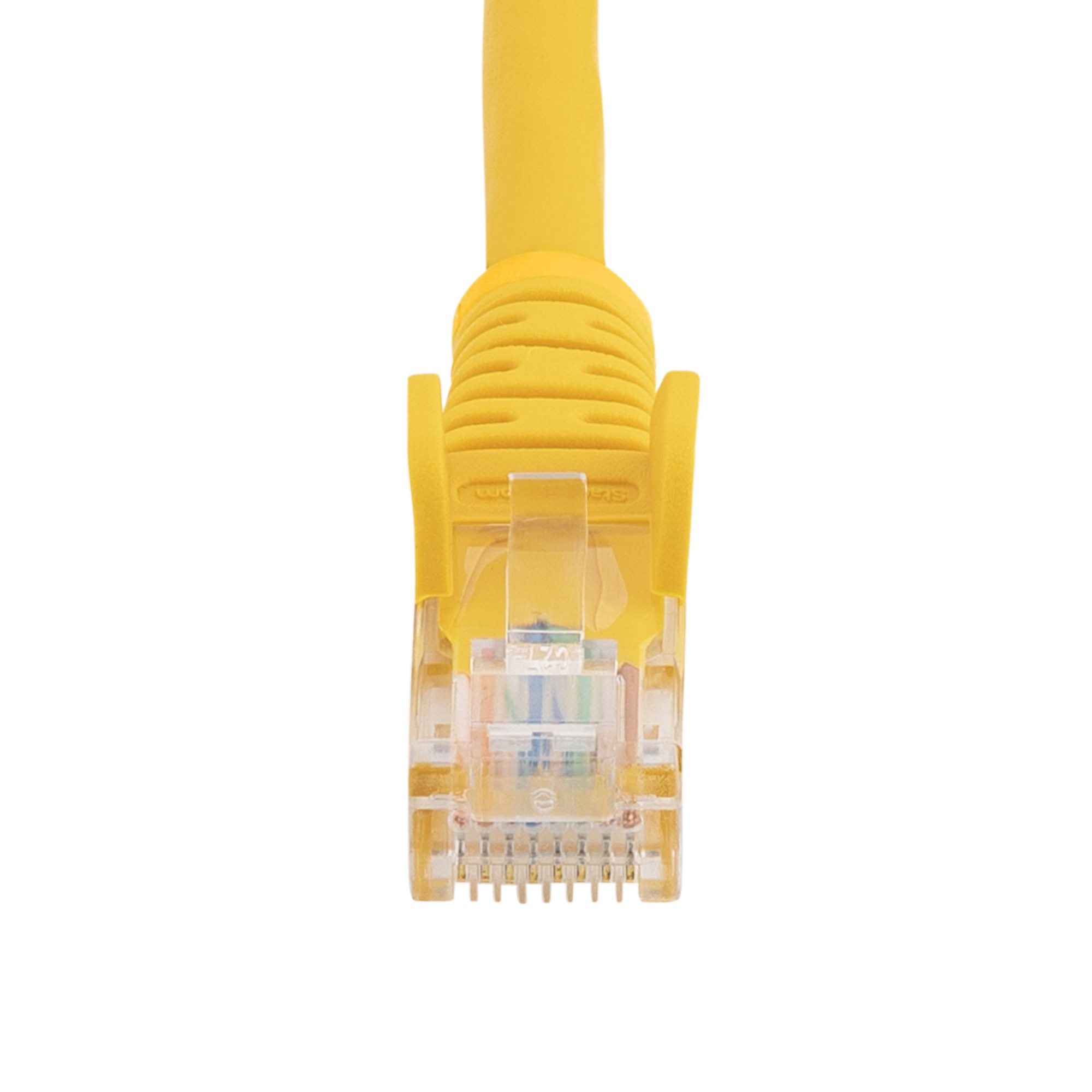 1M CAT 5E YELLOW SNAGLESS ETHERNET RJ45 CABLE MALE TO MALE