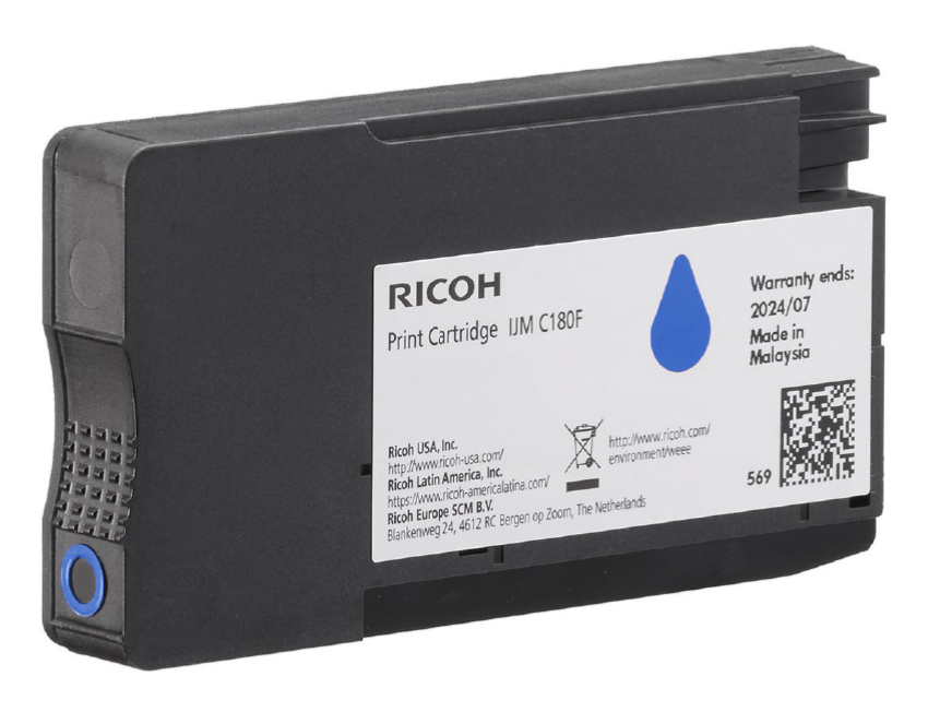 Ricoh Patrone IJM C180F cyan 1600 Seiten 408518
