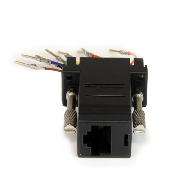 StarTech.com DB9 auf RJ45 Modular-Adapter GC98MF schwarz