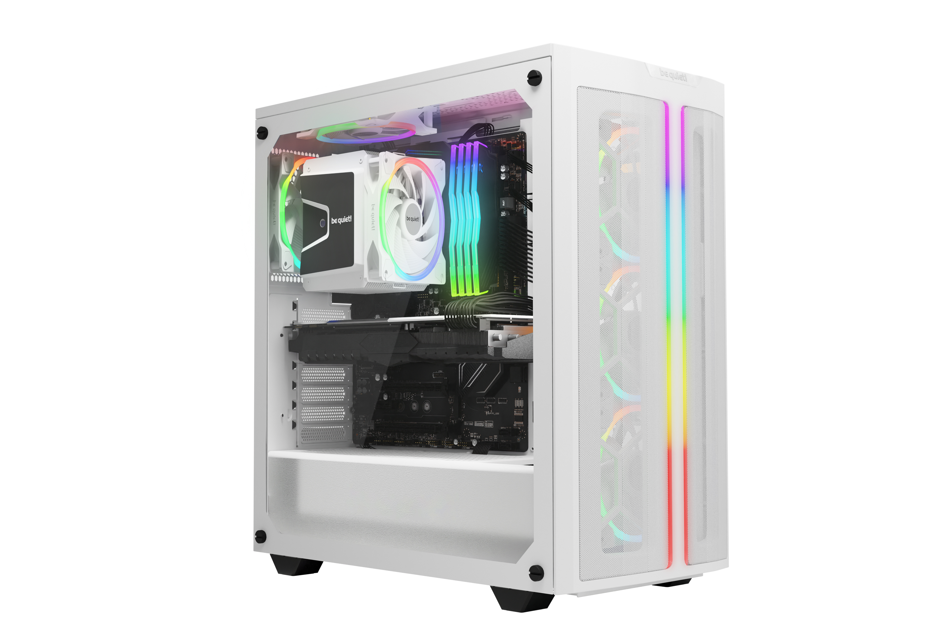 be quiet LUefter 14014025 Light Wings White PWM 3x