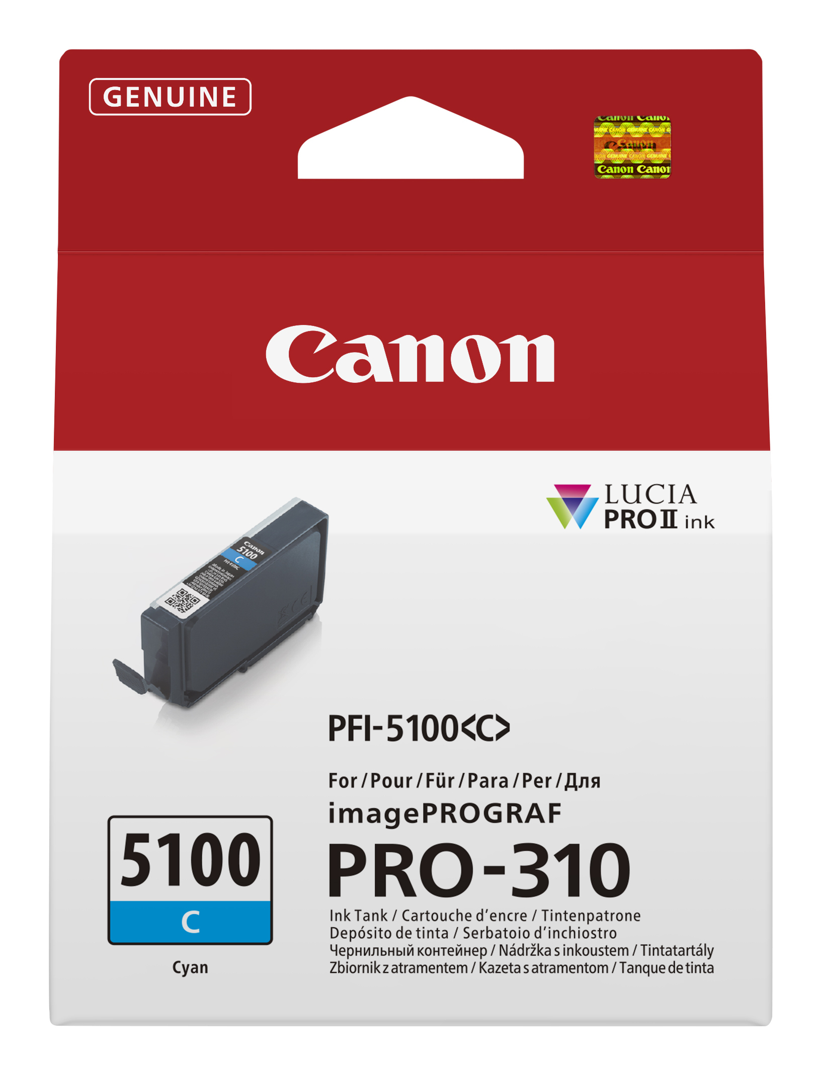 Canon PFI-5100 C cyan Druckerpatrone