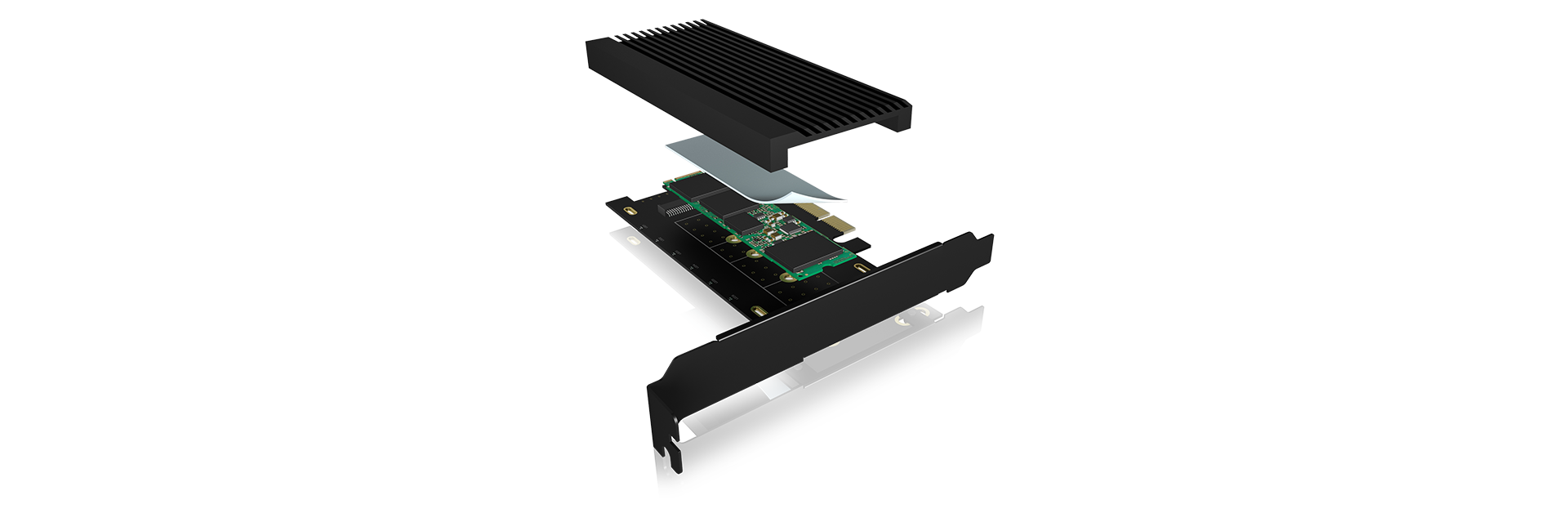 PCI Card IcyBox M.2 PCIe SSD -> PCIe 4.0x4 Host