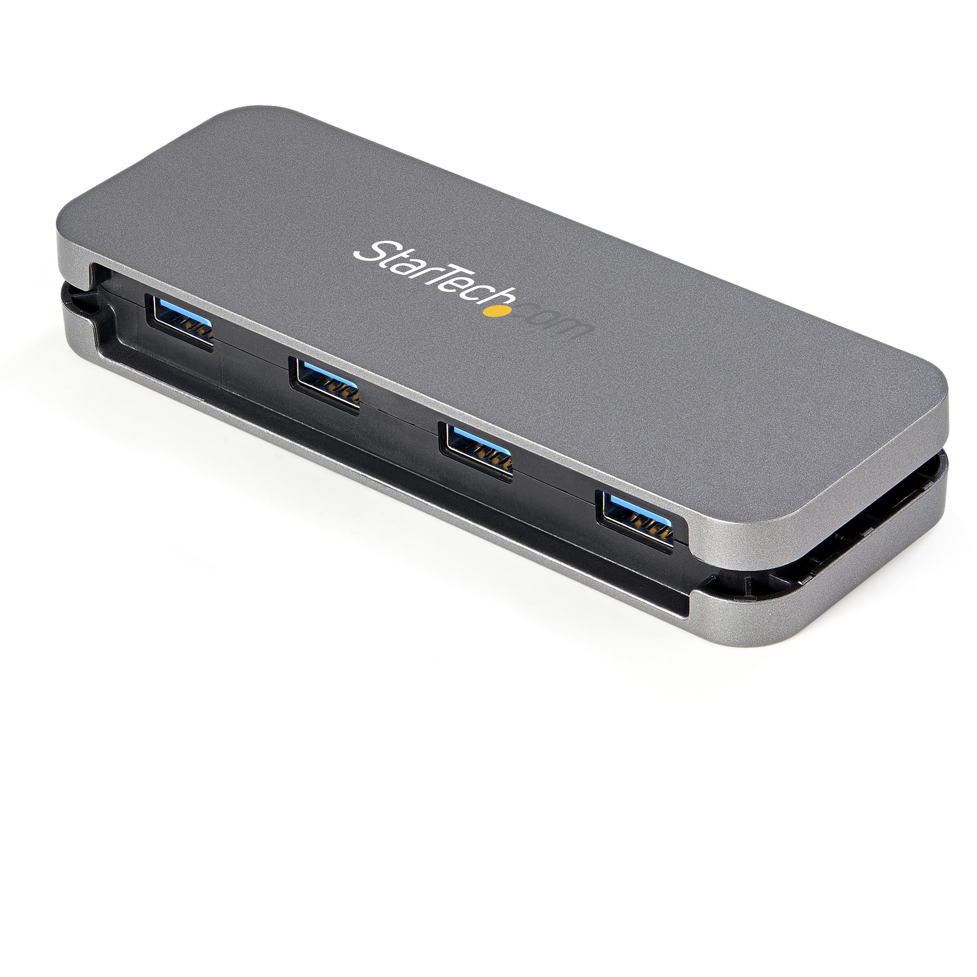 STARTECH.COM 4 Port USB 3.0 Hub 4x USB-A 5Gbps Laptop/Desktop USB Type-A Hub USB Bus Powered 11i Long Cable/Cable Management