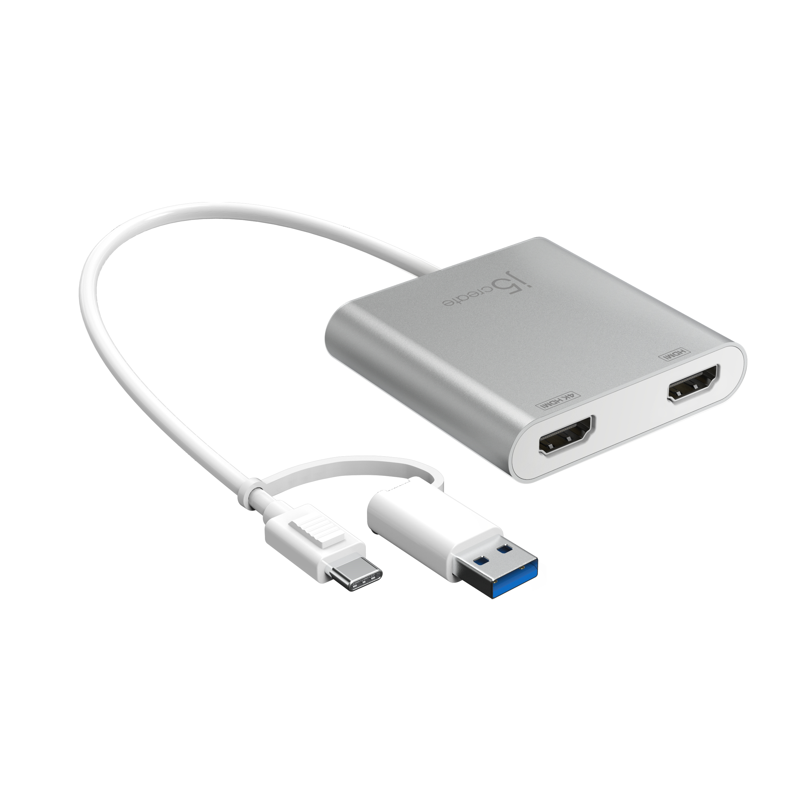 USB-C TO DUAL HDMI MULTI-MONITOR ADAPTER