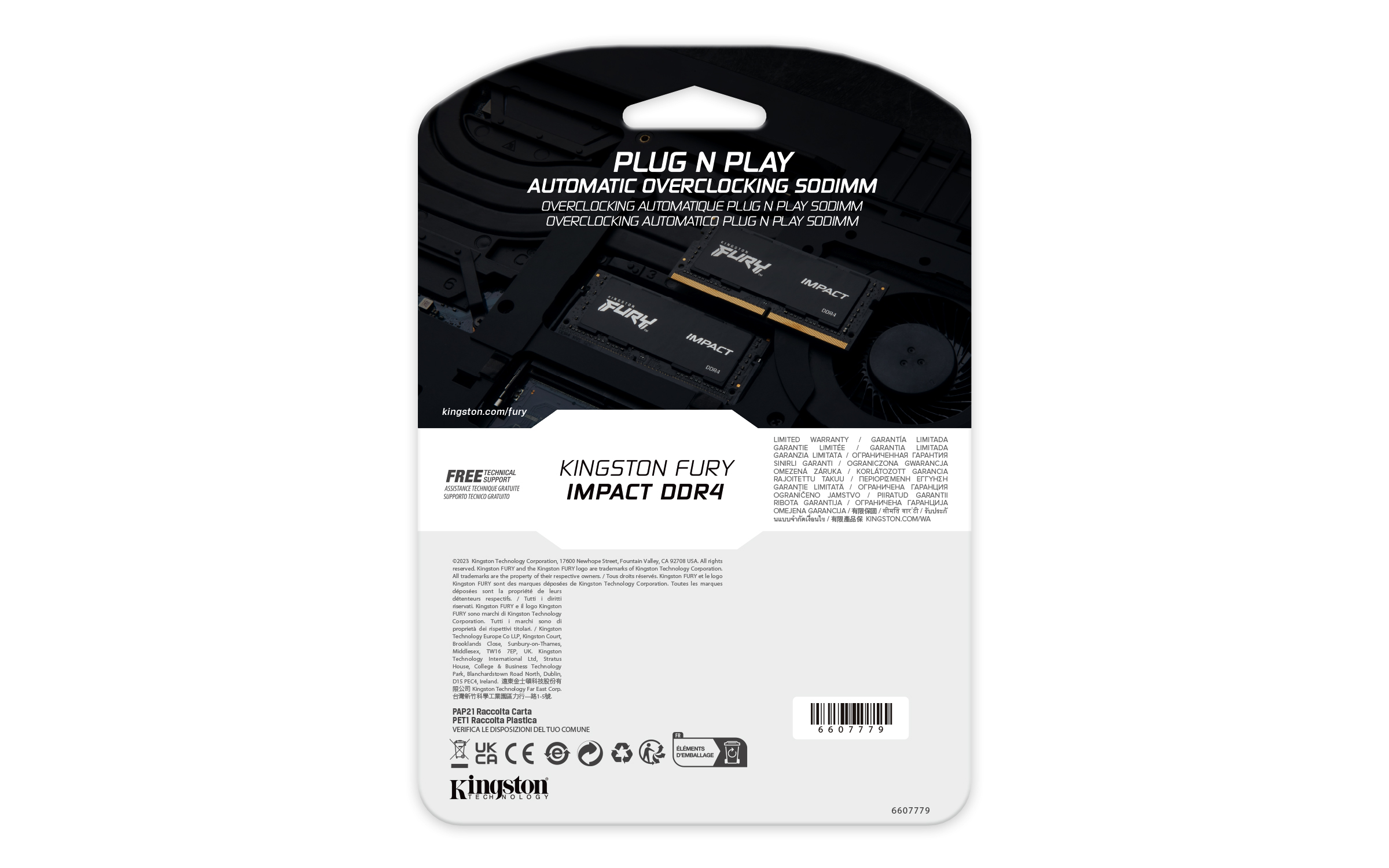 S/O 32GB DDR4 PC 3200 Kingston Fury Impact KF432S20IB/32
