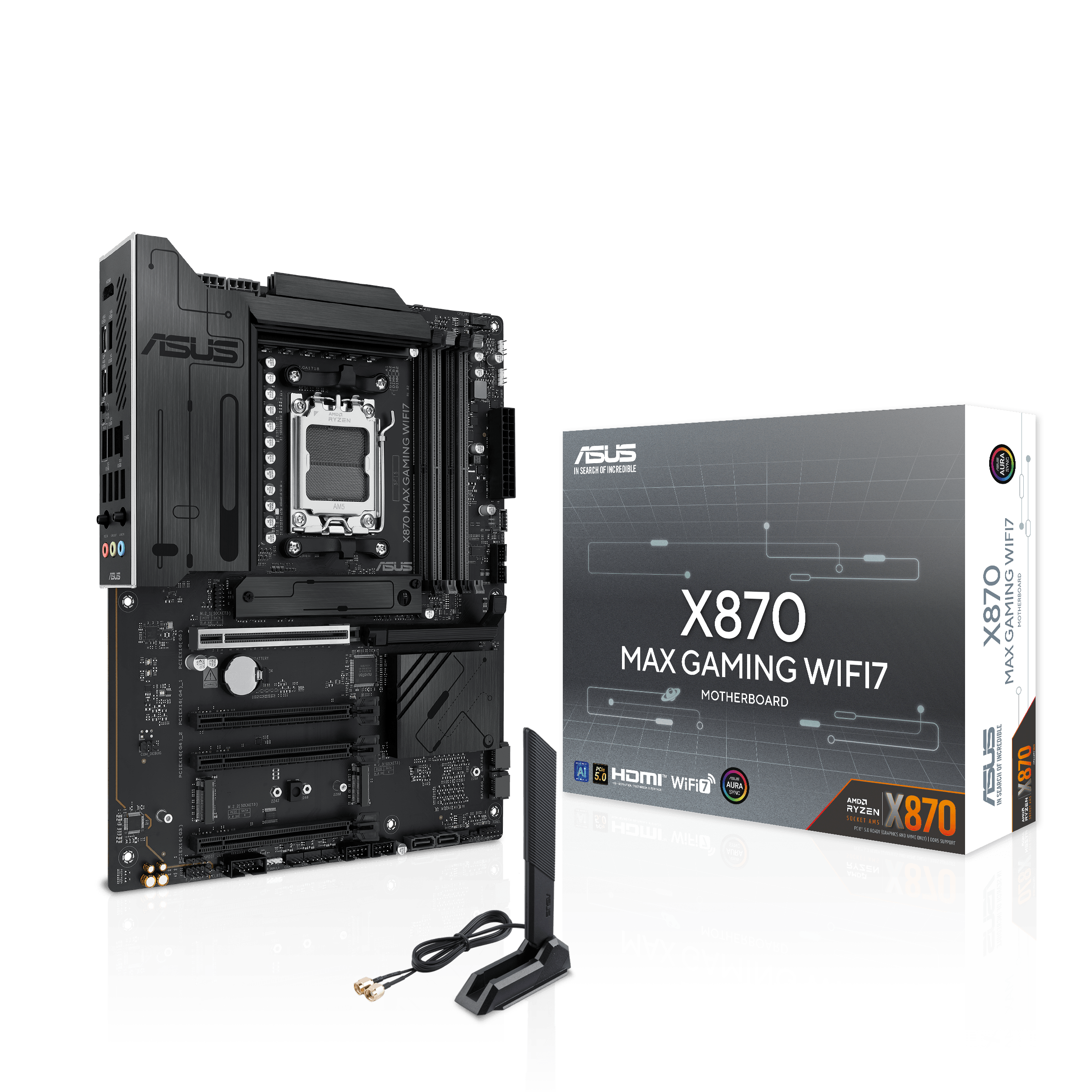 ASUS X870 MAX GAMING WIFI7 AM5 MB 4xDDR5