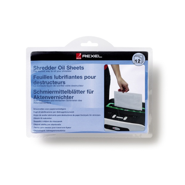 Rexel Aktenvernichter-Ölblätter