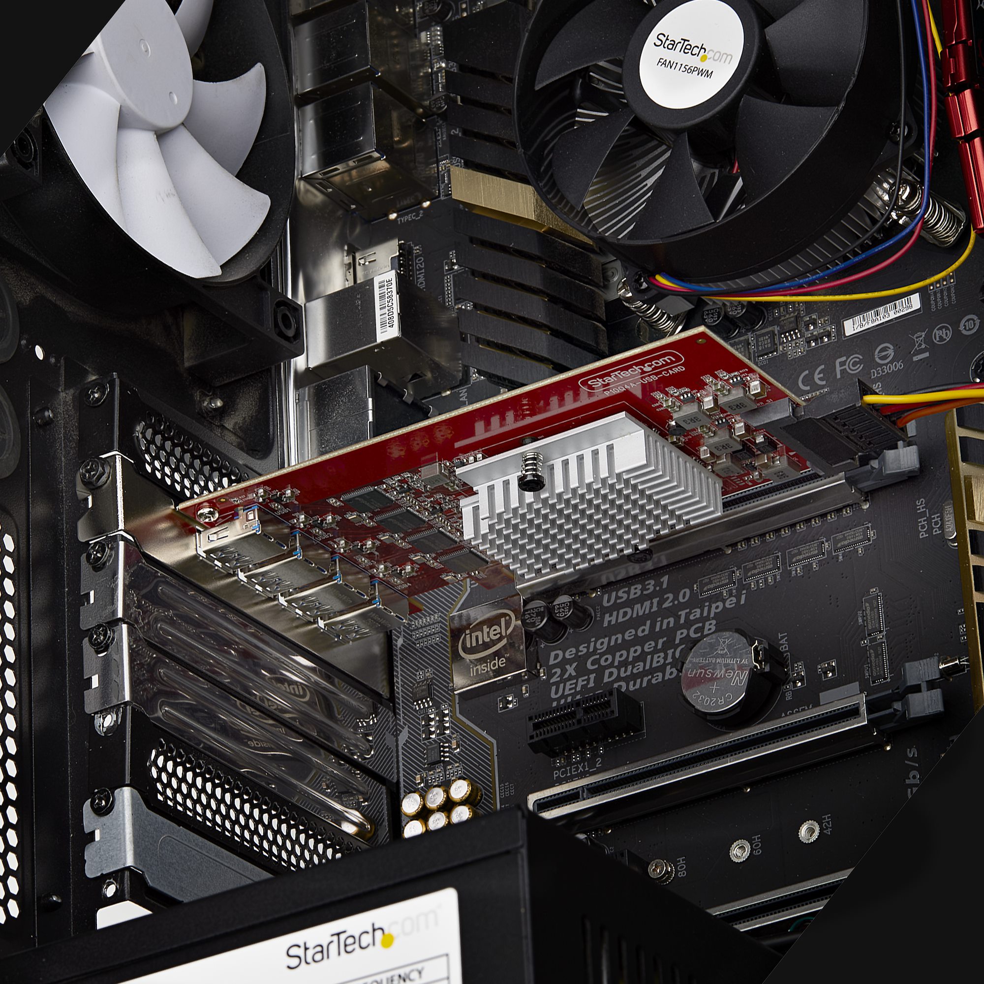 4-PORT USB-A 10GBPS PCIE CARD .