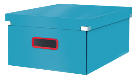 LEITZ Click & Store Cosy Aufbewahrungsbox 32,0 l blau 36,9 x 48,2 x 20,0 cm, 1 St.