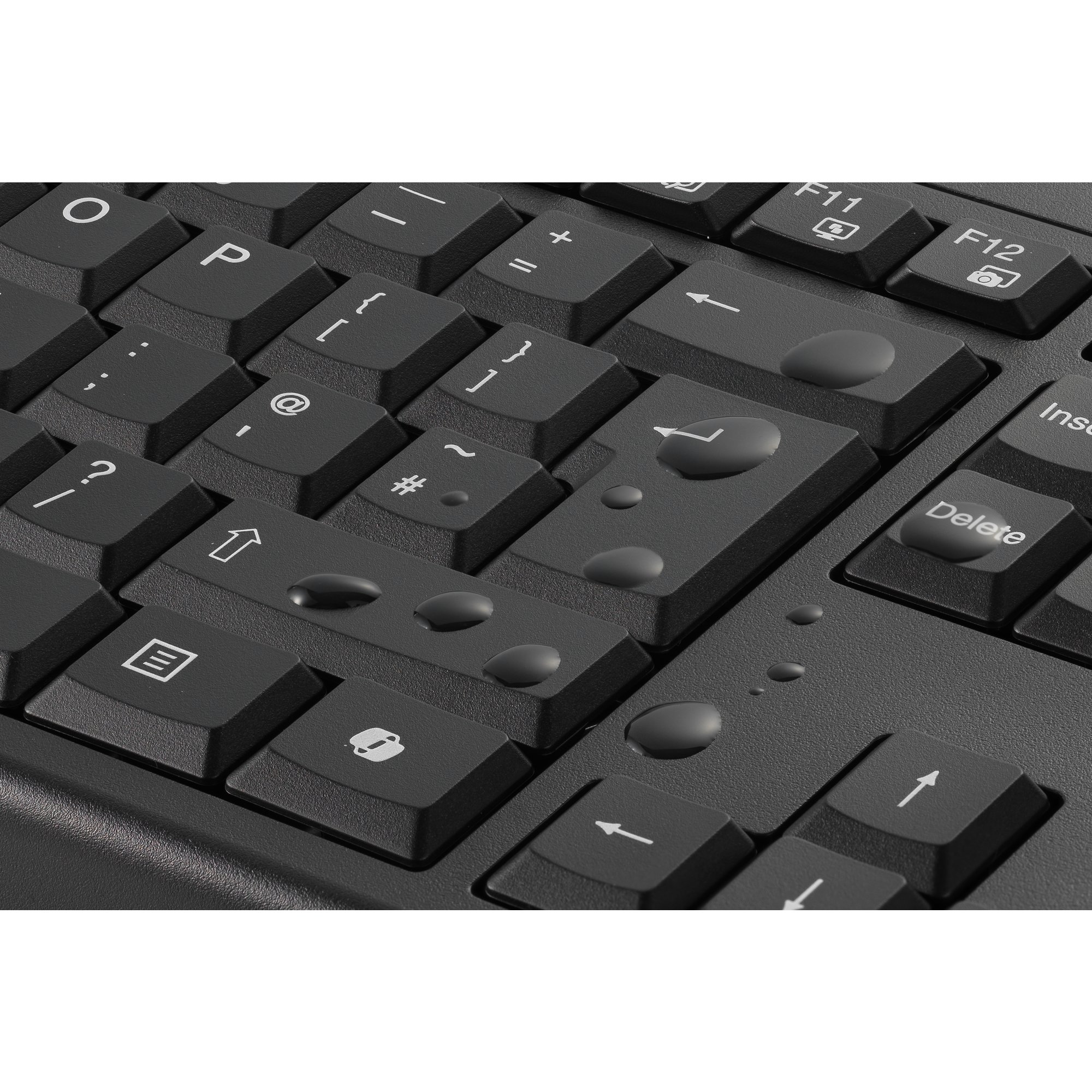 Kensington KM270 EQ Tastatur-Maus-Set kabellos schwarz
