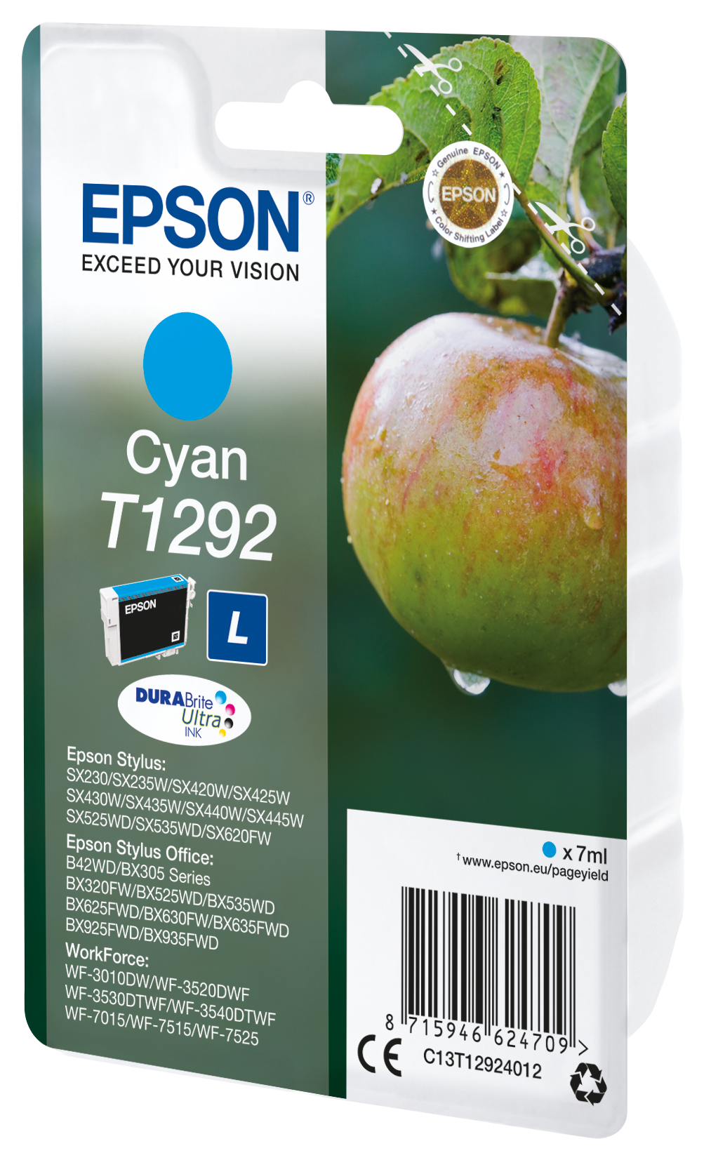 EPSON T1292L (Apfel) cyan Druckerpatrone