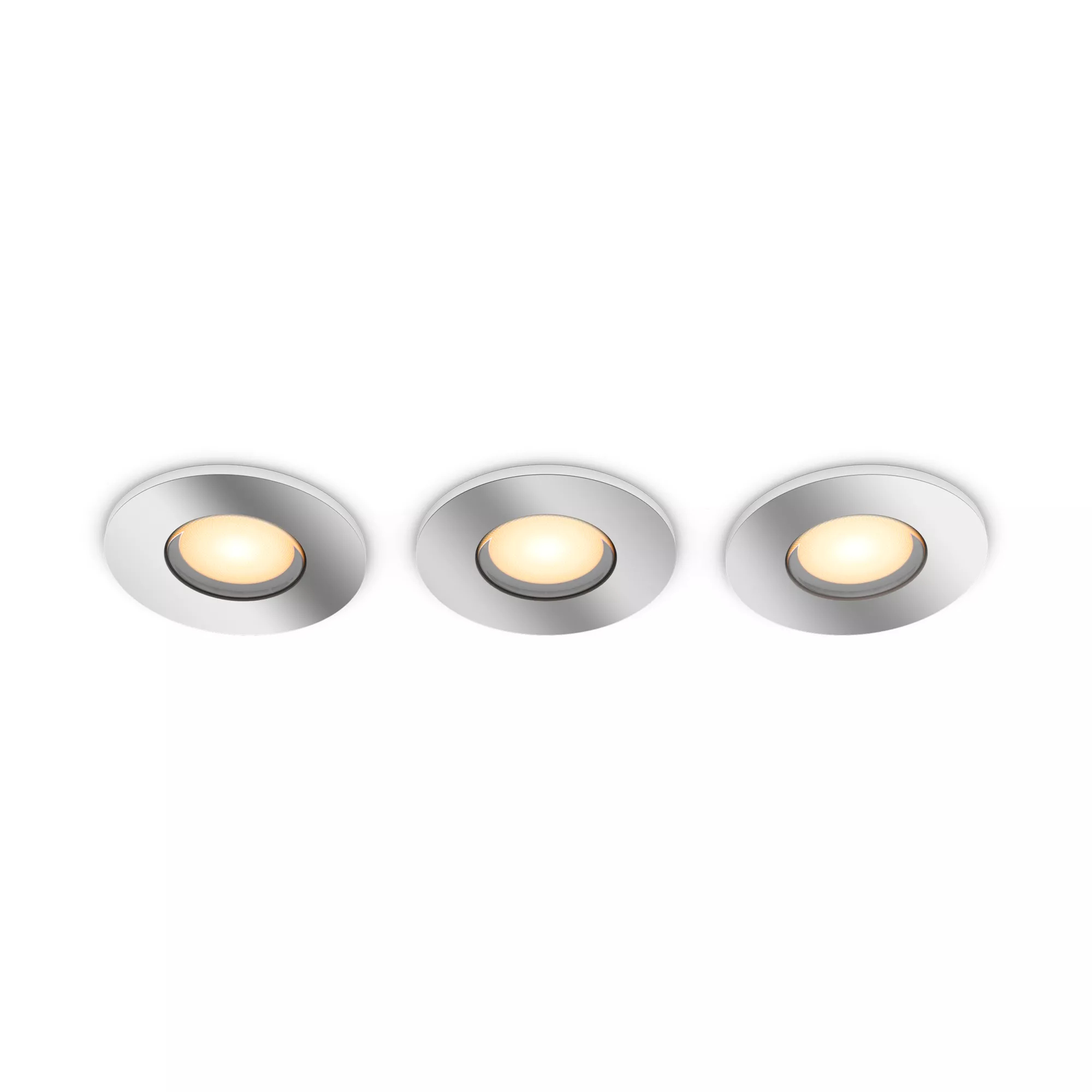 White Ambiance Adore Bathroom Einbau- und Einlege-Downlight (3er-Pack), LED-Leuchte