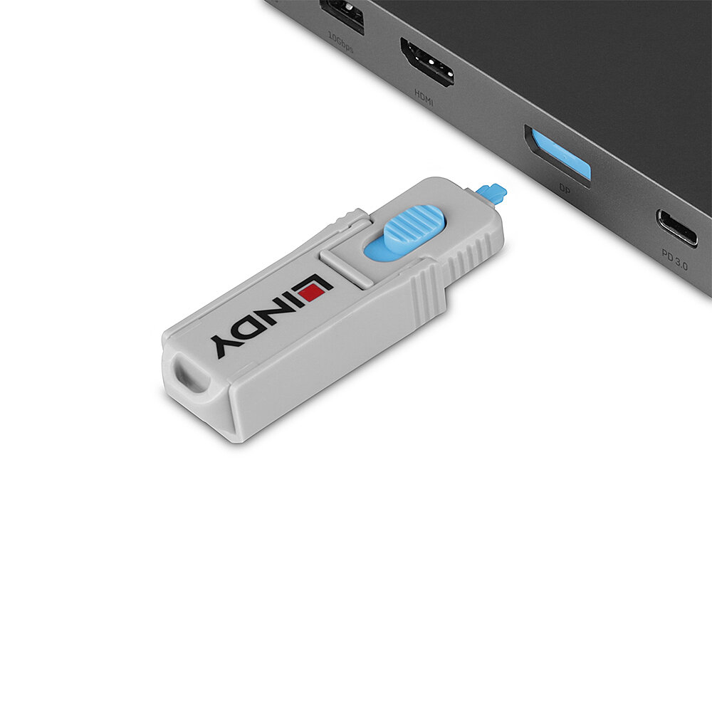 DisplayPort-Port-Schlüssel mit 4 Schlössern, Schloss