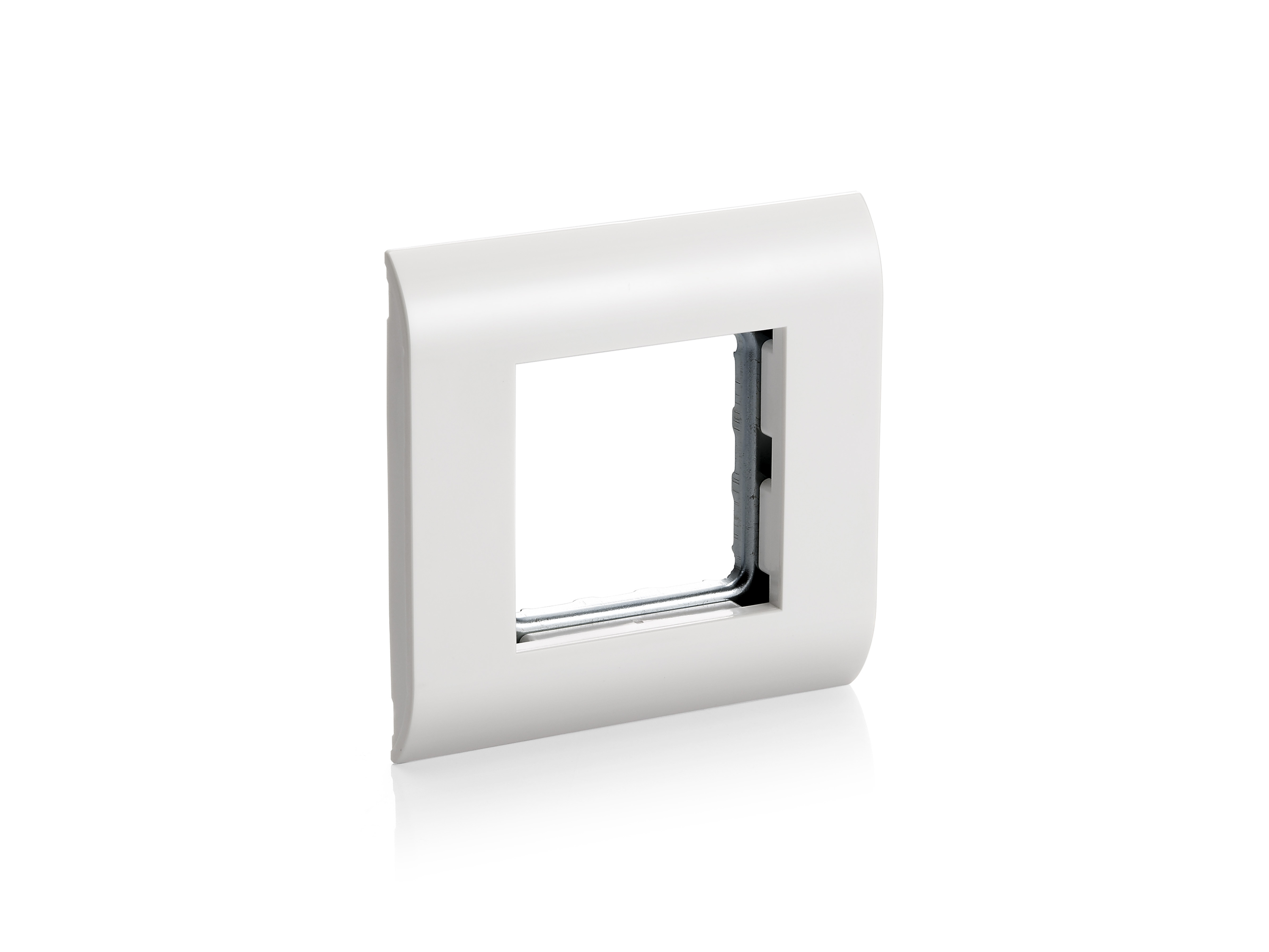 Equip Frontplatte French Modular Fenster 45x45mm RAL9010 Polybeutel