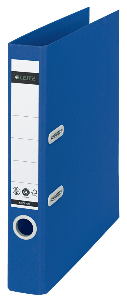 LEITZ recycle 1019 Ordner blau Karton 5,0 cm DIN A4, 1 St.