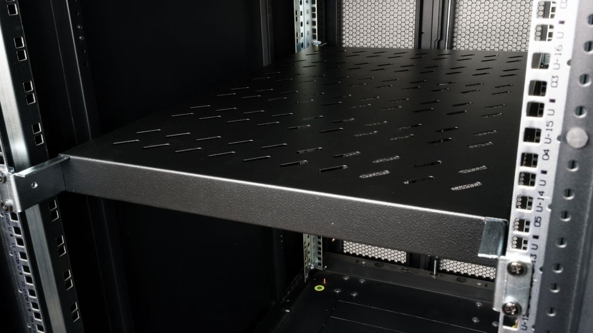 Equip 19 Fachboden var. für Serverschränke 100cm 1U schwarz