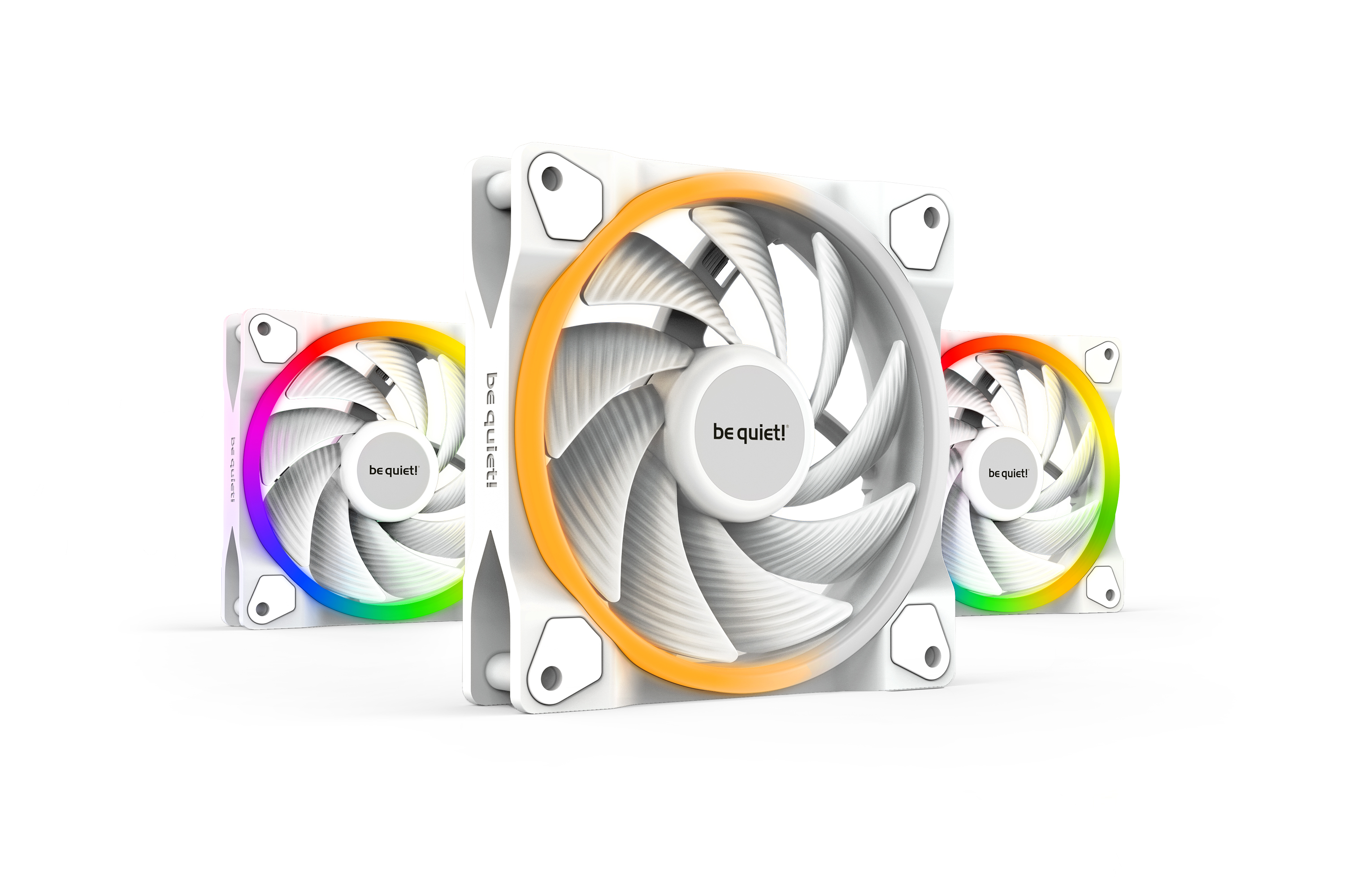Light Wings White 120mm PWM high-speed Triple Pack, Gehäuselüfter