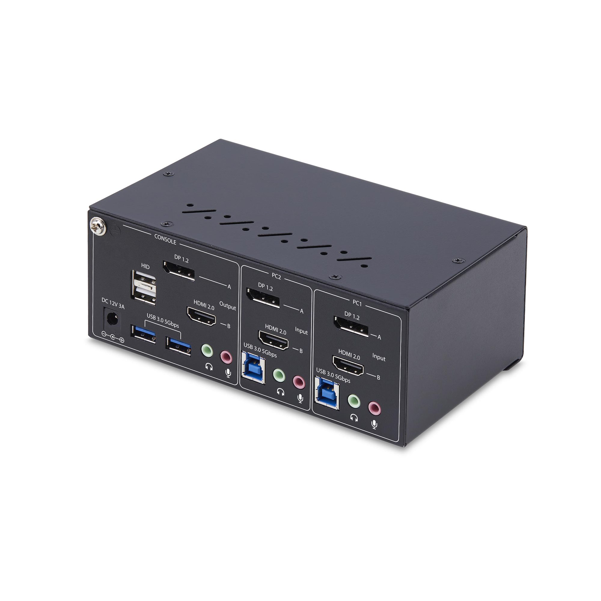 2-PORT DISPLAYPORT + HDMI KVM DISPLAYPORT + HDMI 4K 60HZ