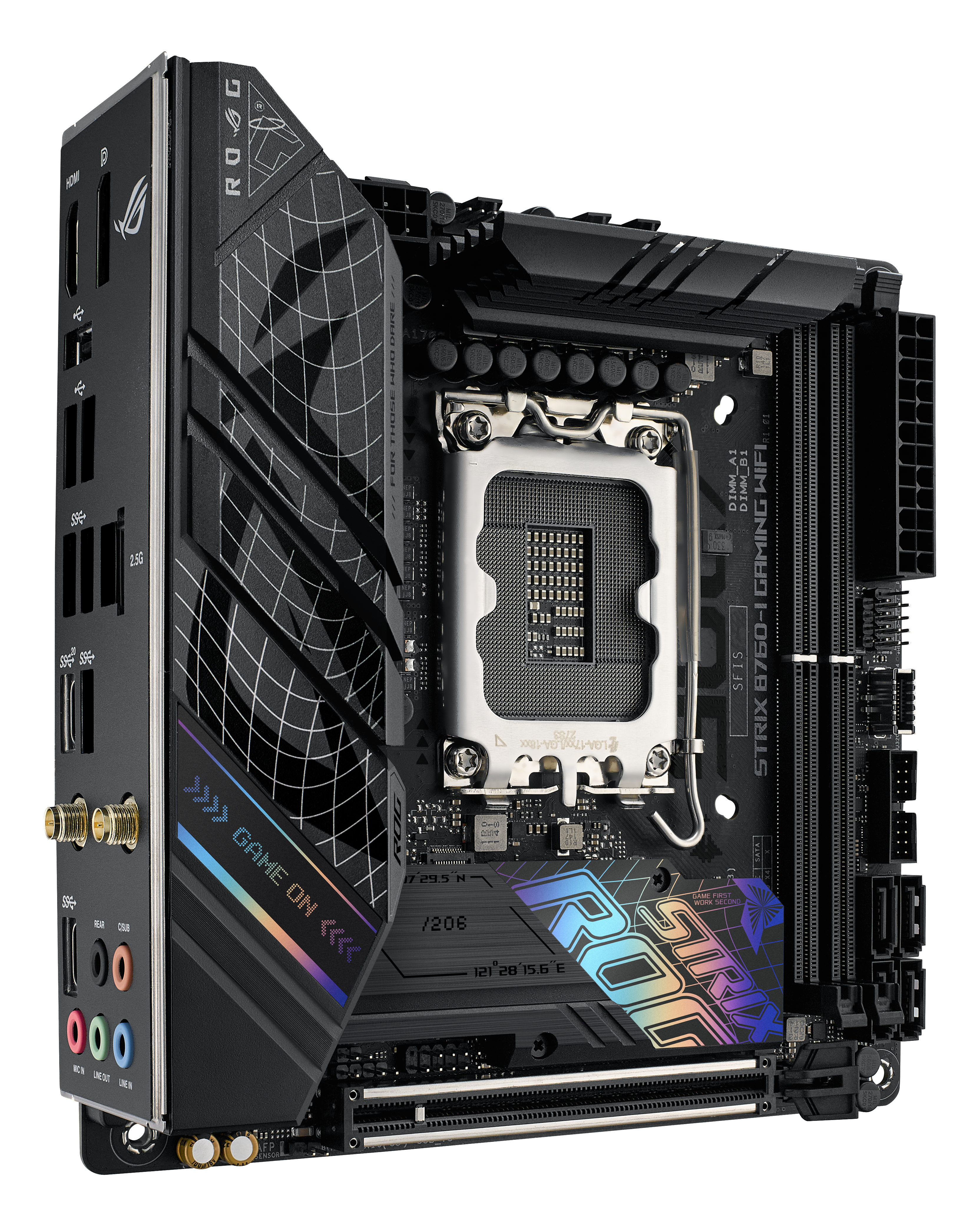 ASUS ROG STRIX B760-I GAMING WIFI (INTEL,1700,DDR5,mITX)