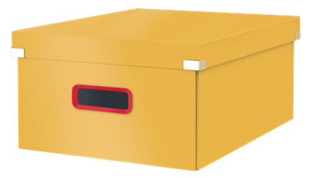 LEITZ Click & Store Cosy Aufbewahrungsbox 32,0 l gelb 36,9 x 48,2 x 20,0 cm, 1 St.