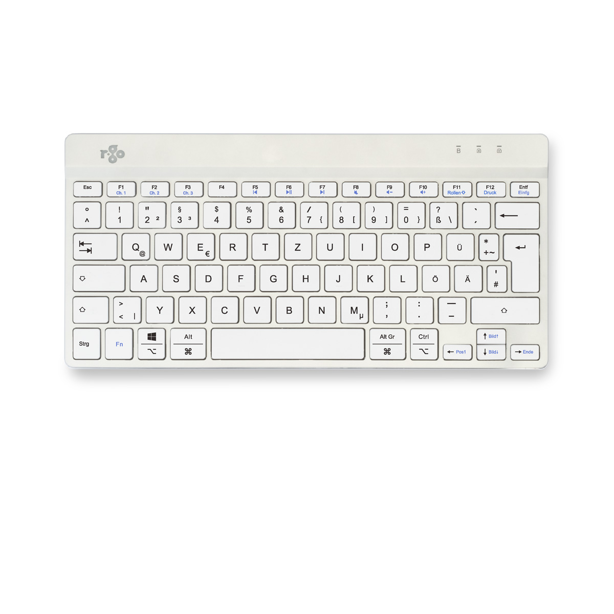 R-GO COMPACT BREAK ERGONOMIC KEYBOARD QWERTZ (DE) BLUETOOTH W