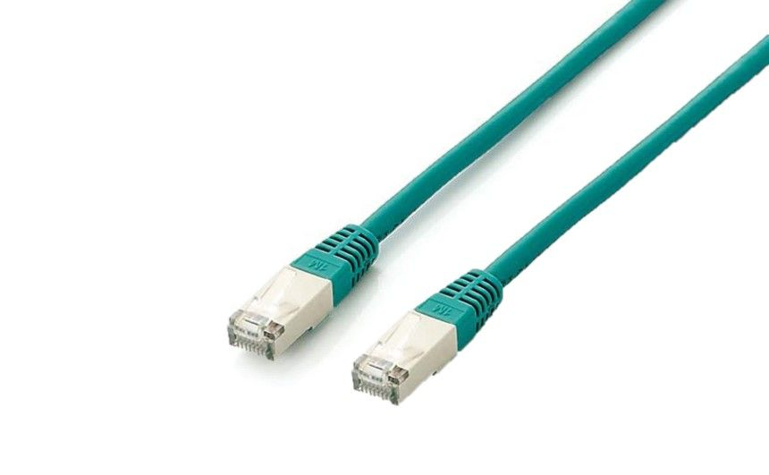 Equip Patchkabel Cat6A Plat.S/FTP 2xRJ45 10.00m grün LSZH Polybeutel