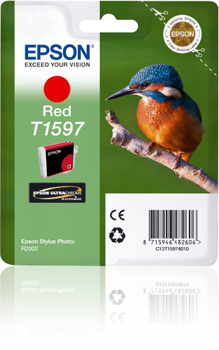 EPSON T1597 (Eisvogel) rot Druckerpatrone