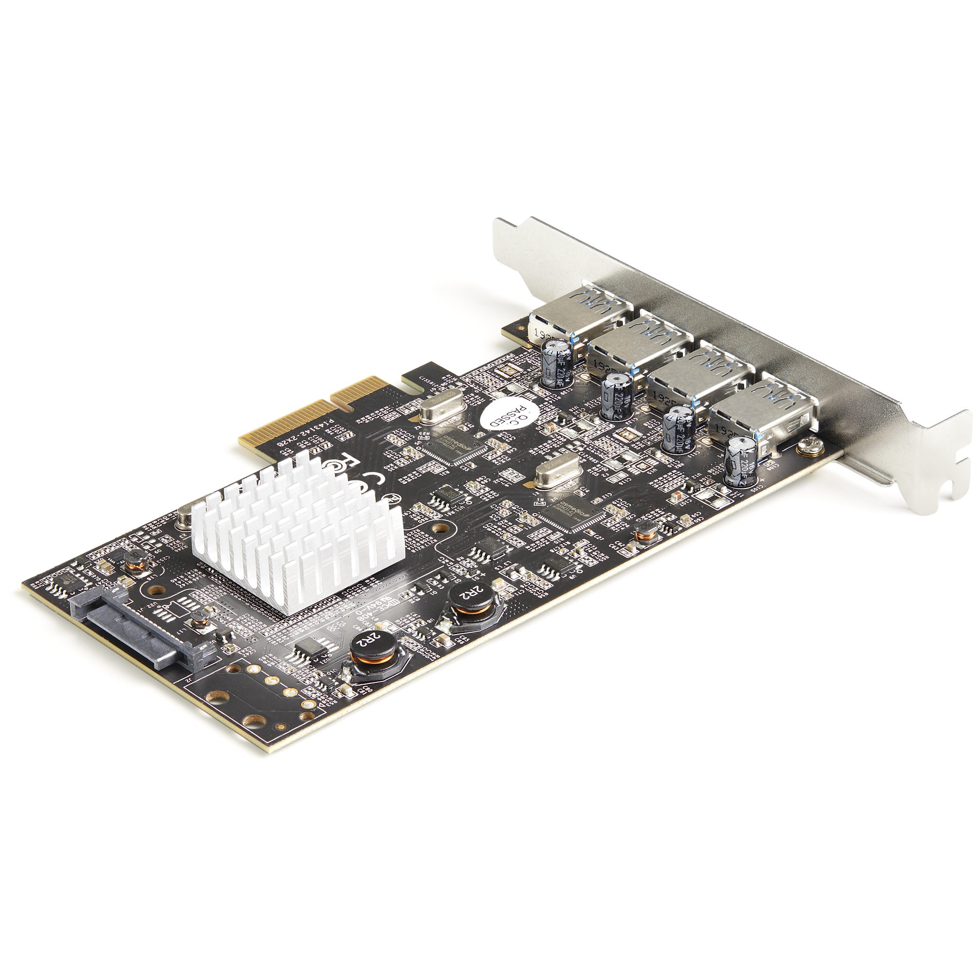 STARTECH.COM 4-Port USB 3.2 Gen 2 PCIe Karte - USB-A SuperSpeed 10Gbit/s PCI Express 3.0 x2 Host-Controller-Karte - USB Typ A