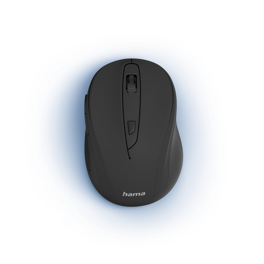 hama MW-400 V2 Maus kabellos schwarz