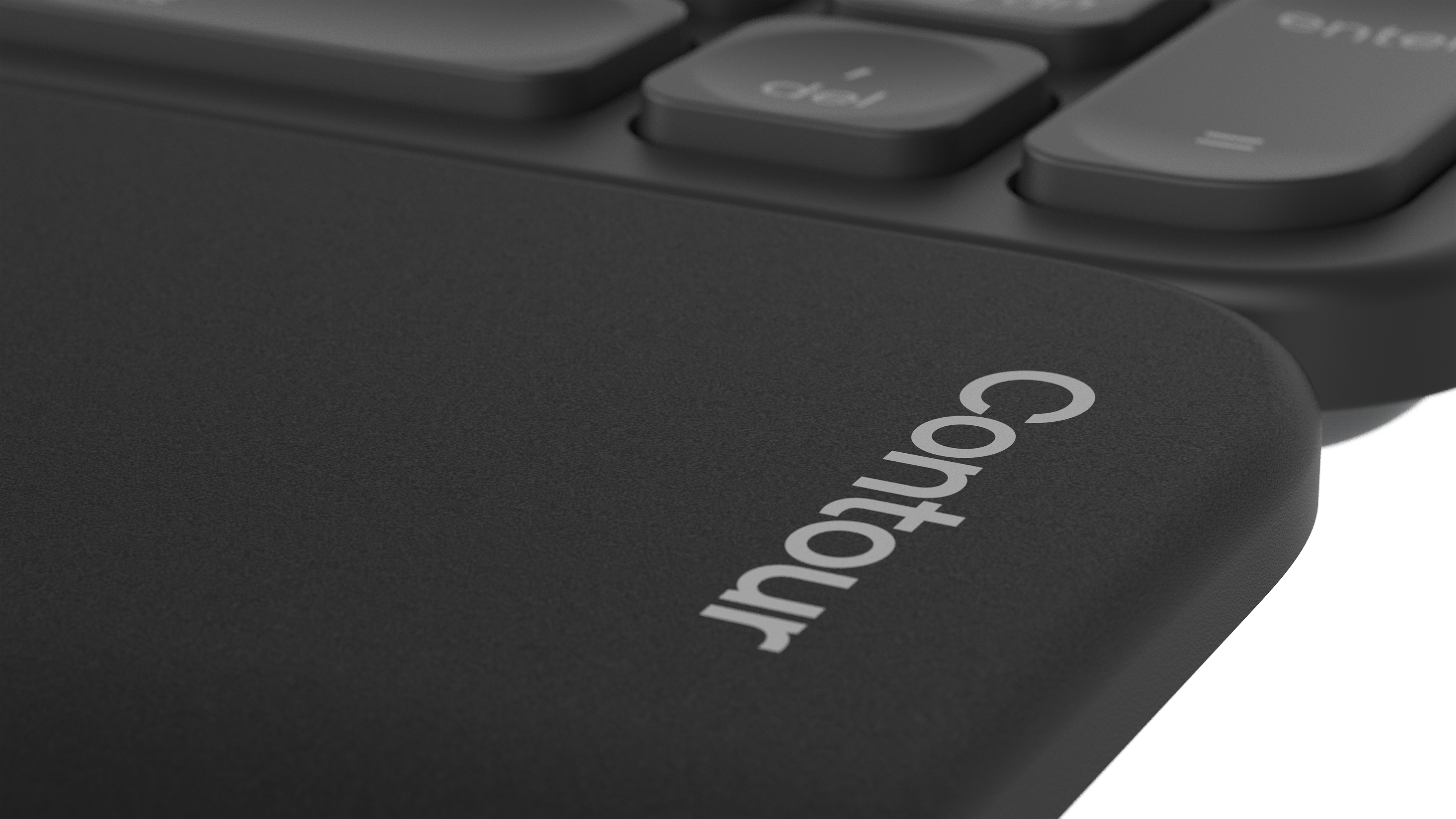 Contour Balance Keyboard Full-Size wrist rest schwarz