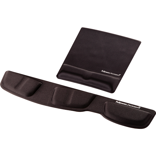 Fellowes Mousepad mit Handgelenkauflage schwarz