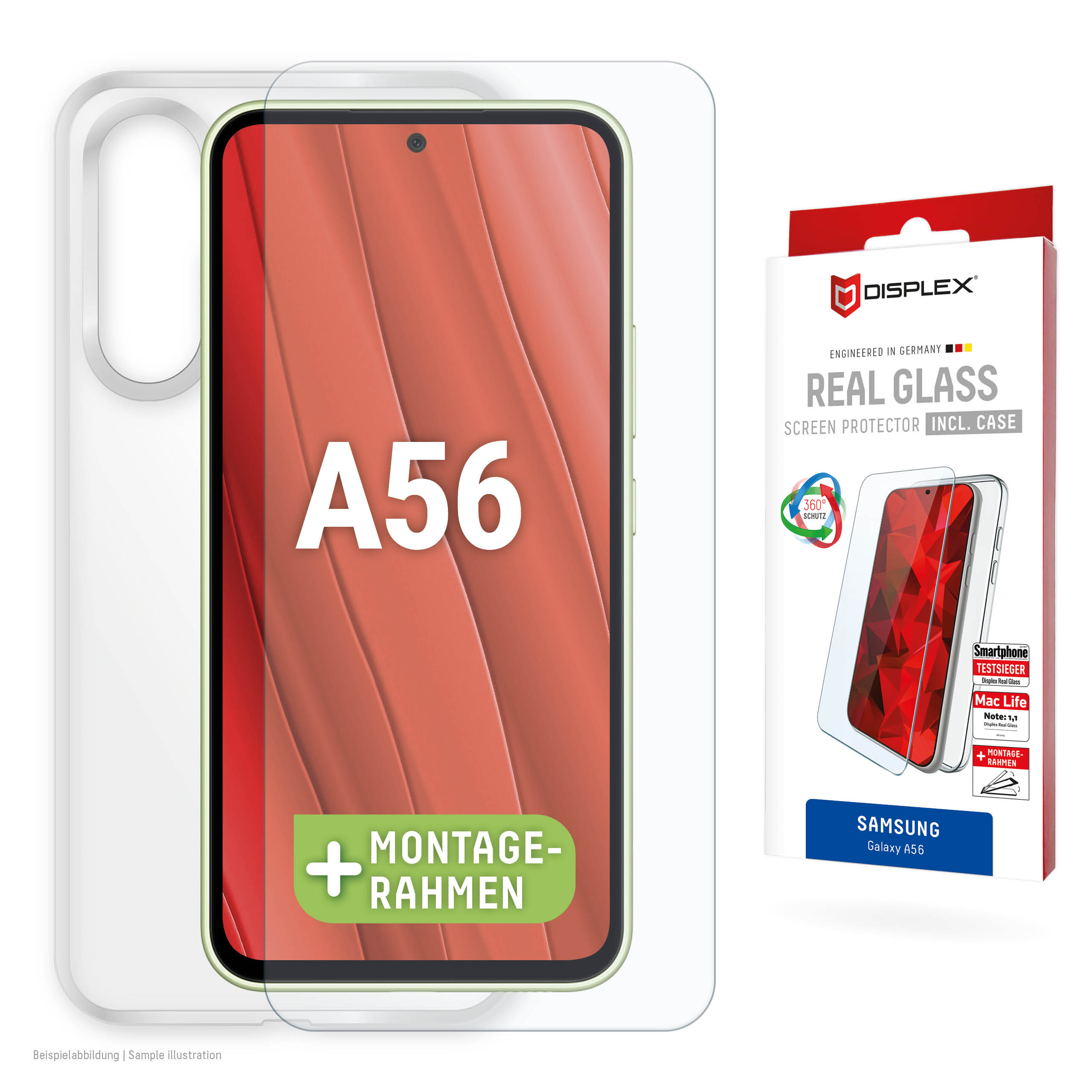 DISPLEX REAL GLASS + CASE SAMSUNG GALAXY A56
