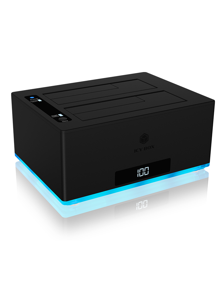 Docking- & Klonstation IcyBox 2,5& 3,5 SATA, USB3.0 TypeA