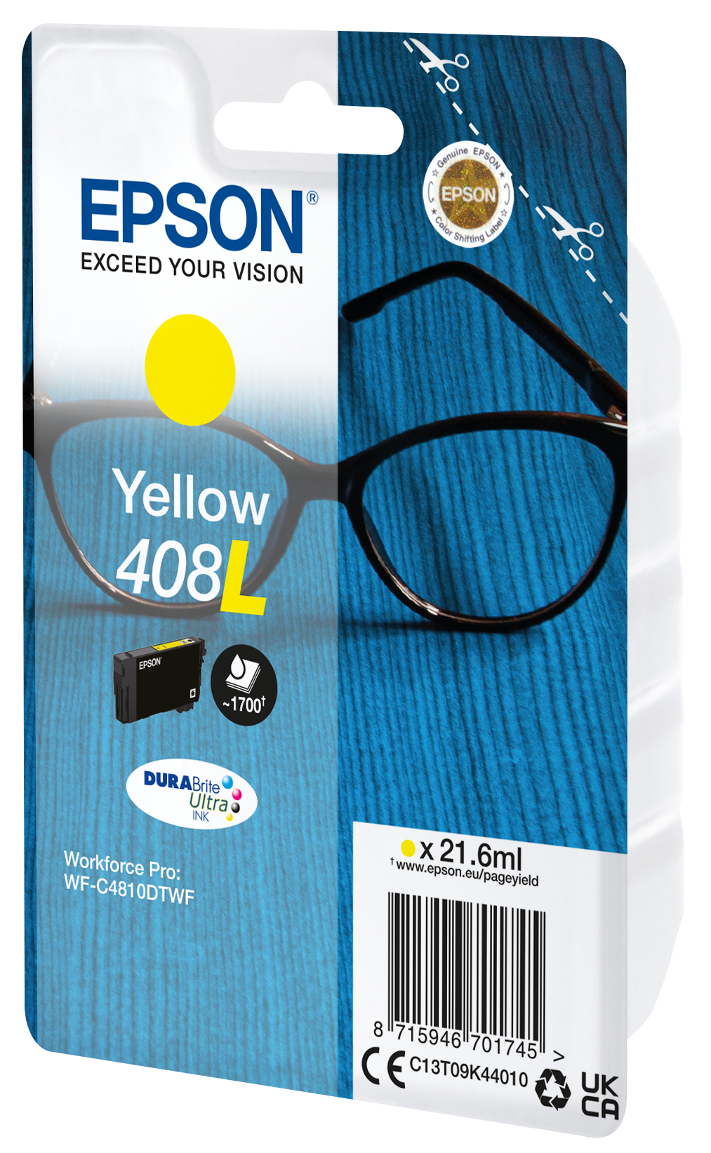 EPSON 408L/T09K4 (Brille) gelb Druckerpatrone